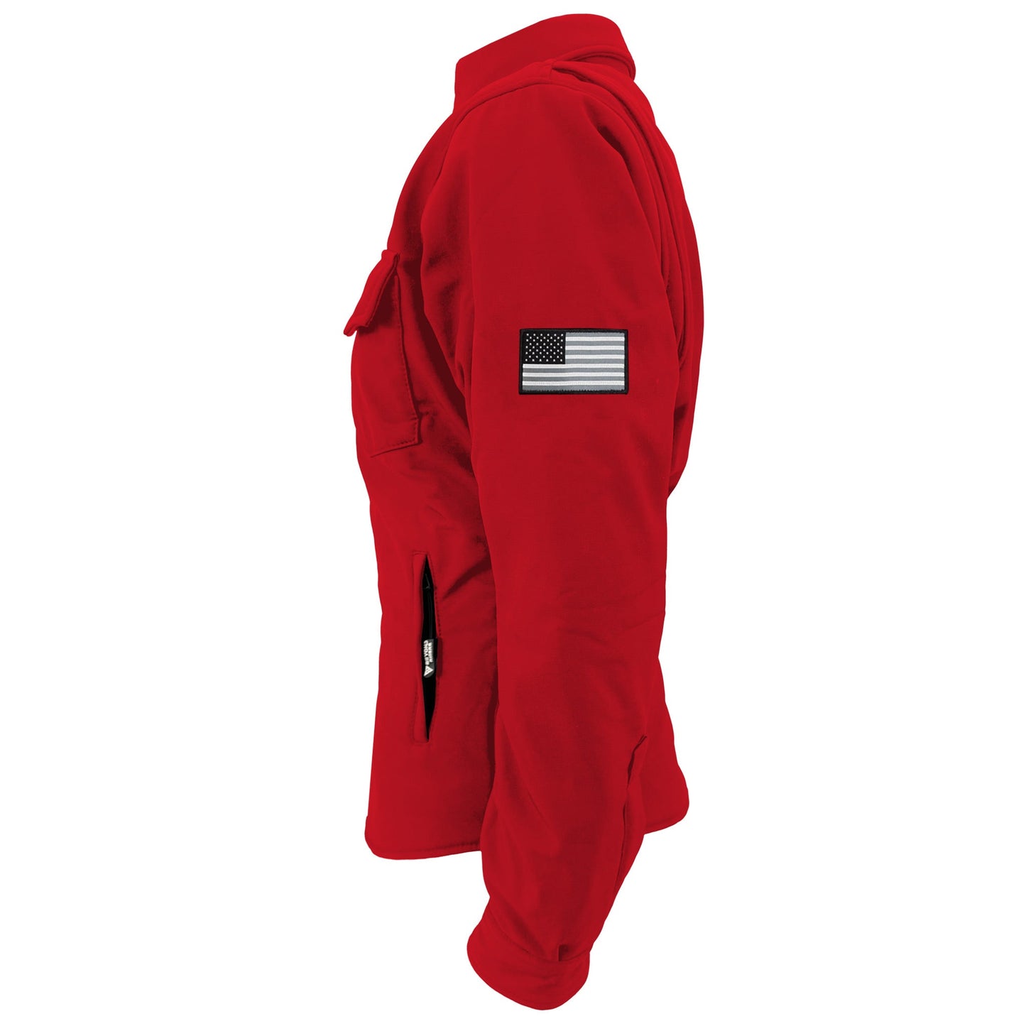 Protective SoftShell Winter Jacket for Women – Red Matte
