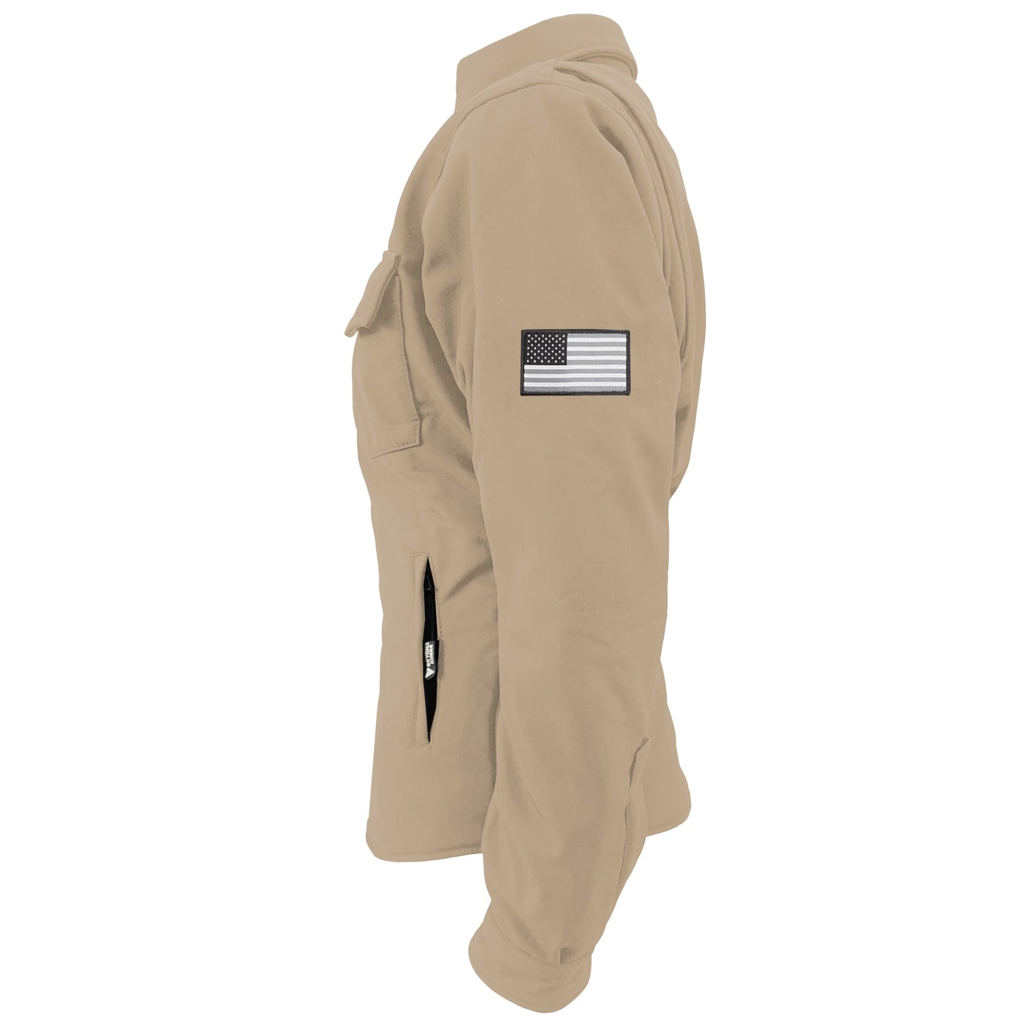 Protective SoftShell Winter Jacket for Women – Khaki Matte