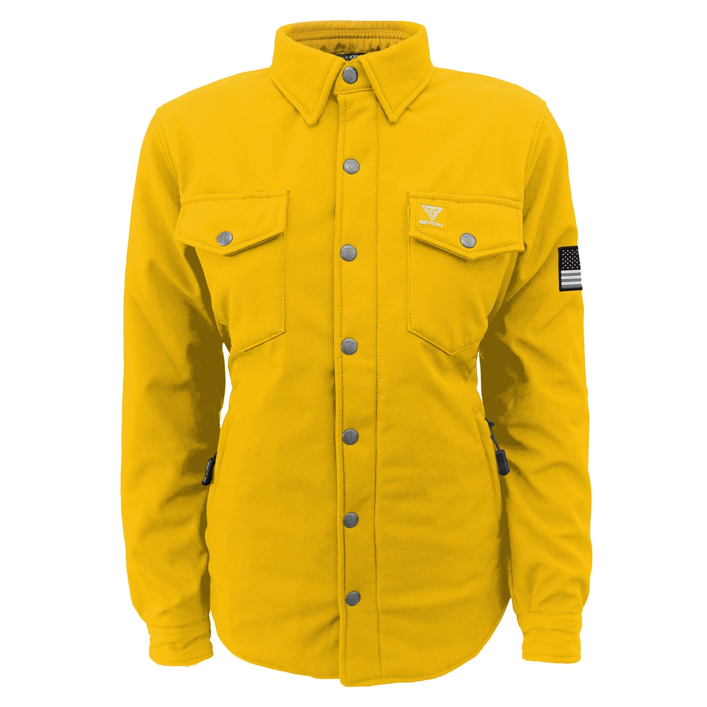 Protective SoftShell Winter Jacket for Women – Yellow Matte