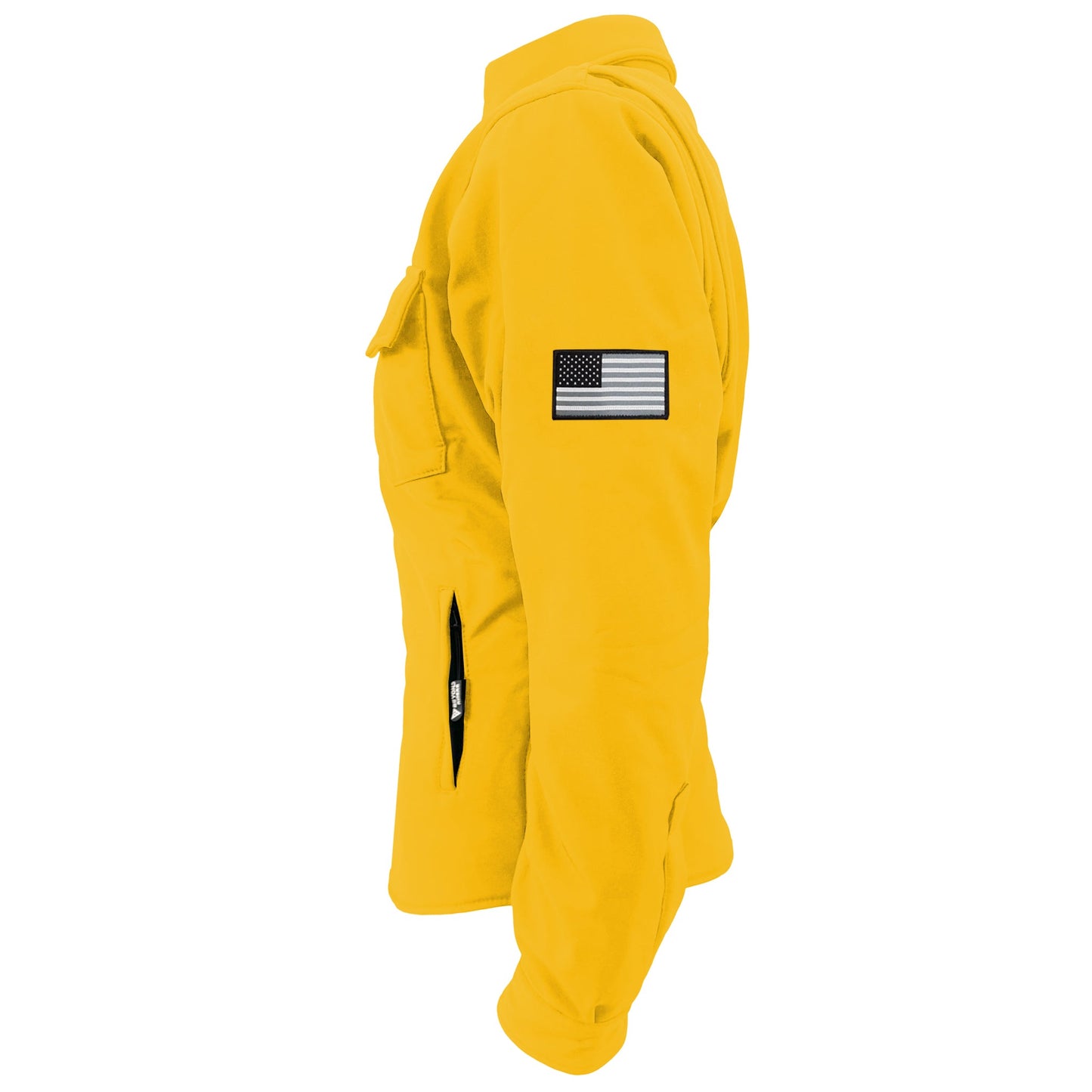 Protective SoftShell Winter Jacket for Women – Yellow Matte
