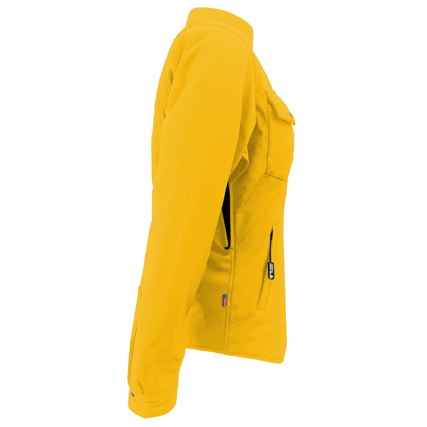 Protective SoftShell Winter Jacket for Women – Yellow Matte