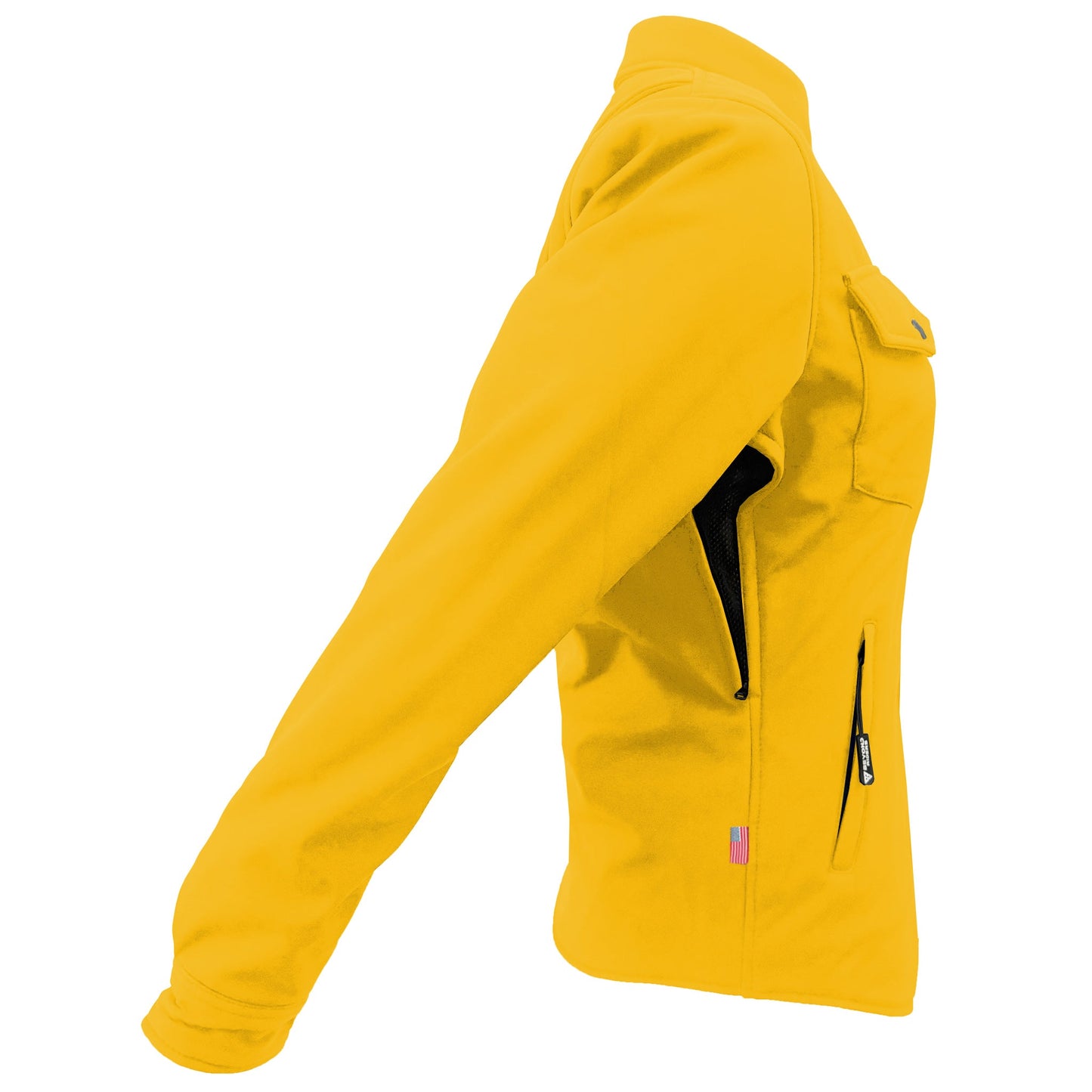 Protective SoftShell Winter Jacket for Women – Yellow Matte