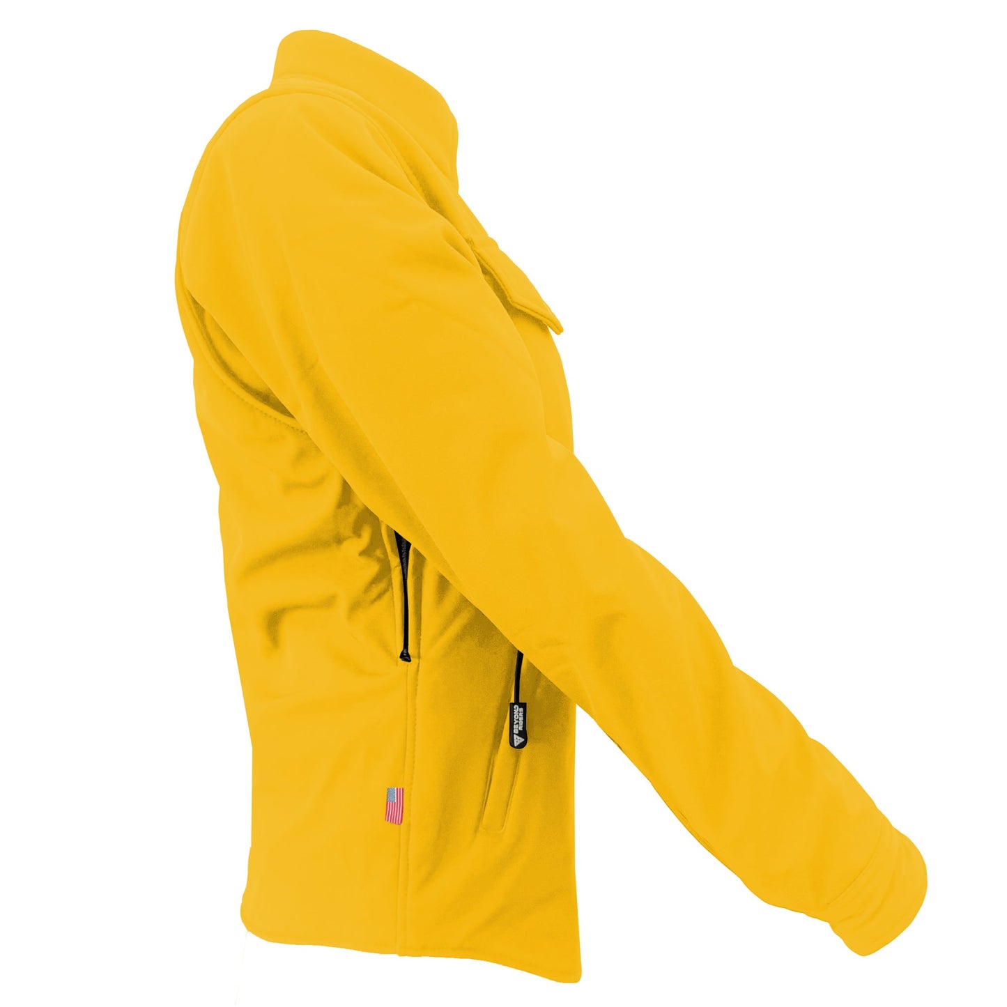Protective SoftShell Winter Jacket for Women – Yellow Matte