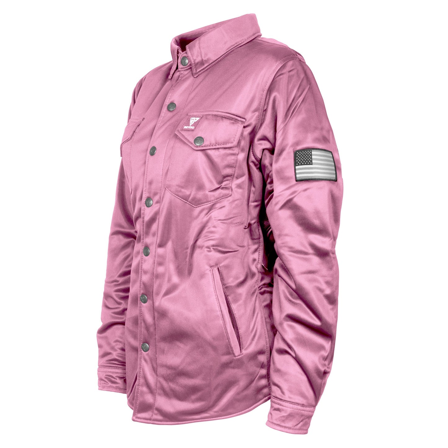 Ultra Protective Shirt for Women - Light Pink Solid with Pads