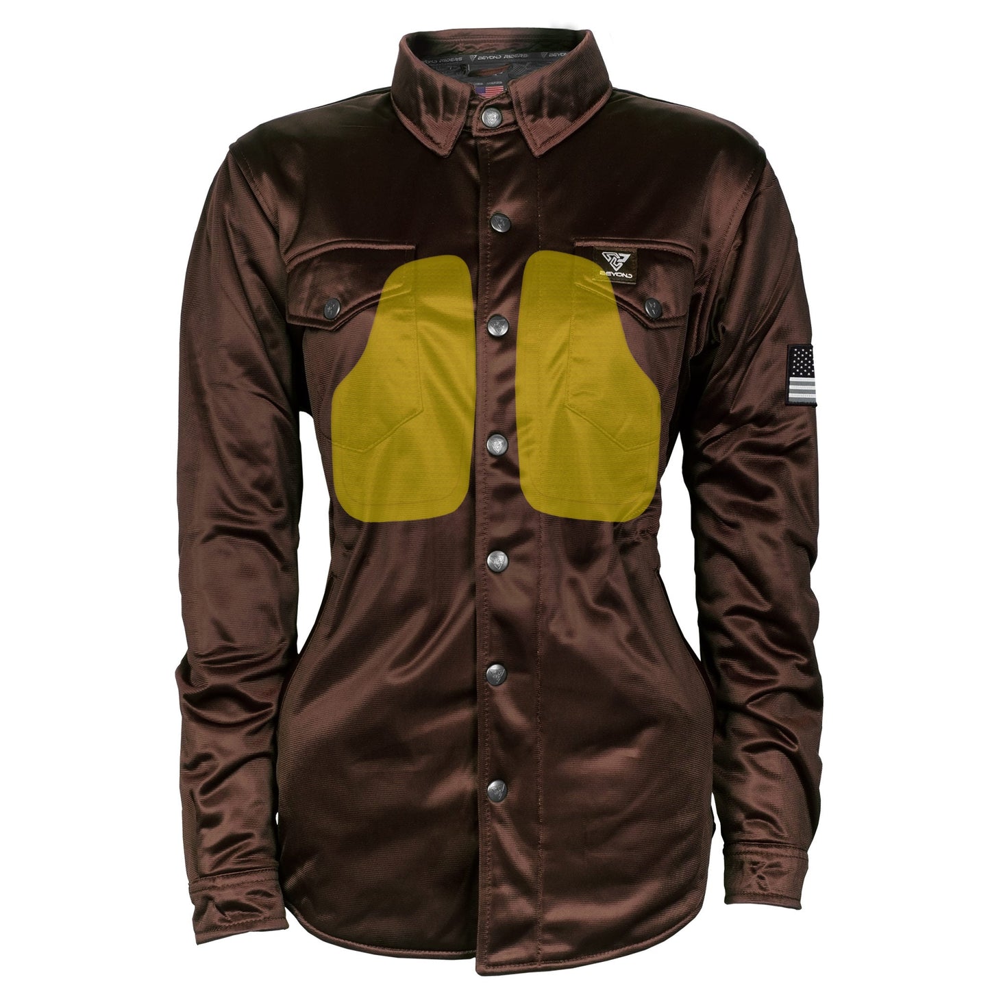 ‌Ultra Protective Shirt for Women - Brown Solid