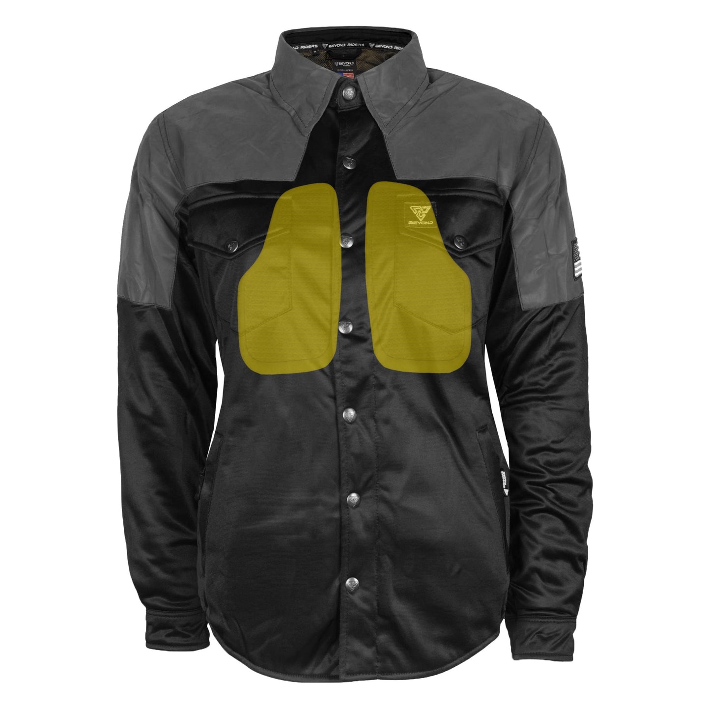 Ultra Reflective Shirt "Nightfall Nebula" for Women - Black