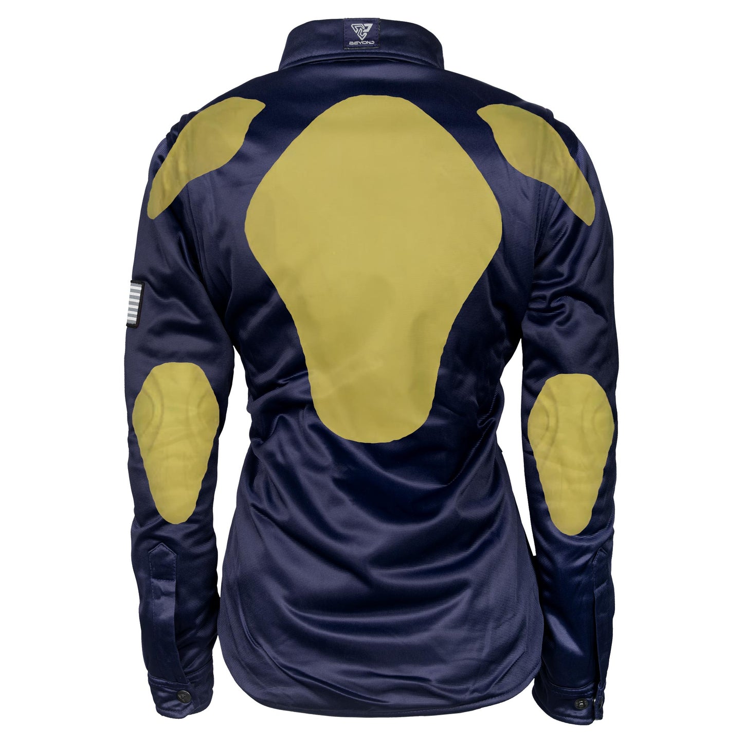 Ultra Protective Shirt for Women - Navy Blue Solid with Pads