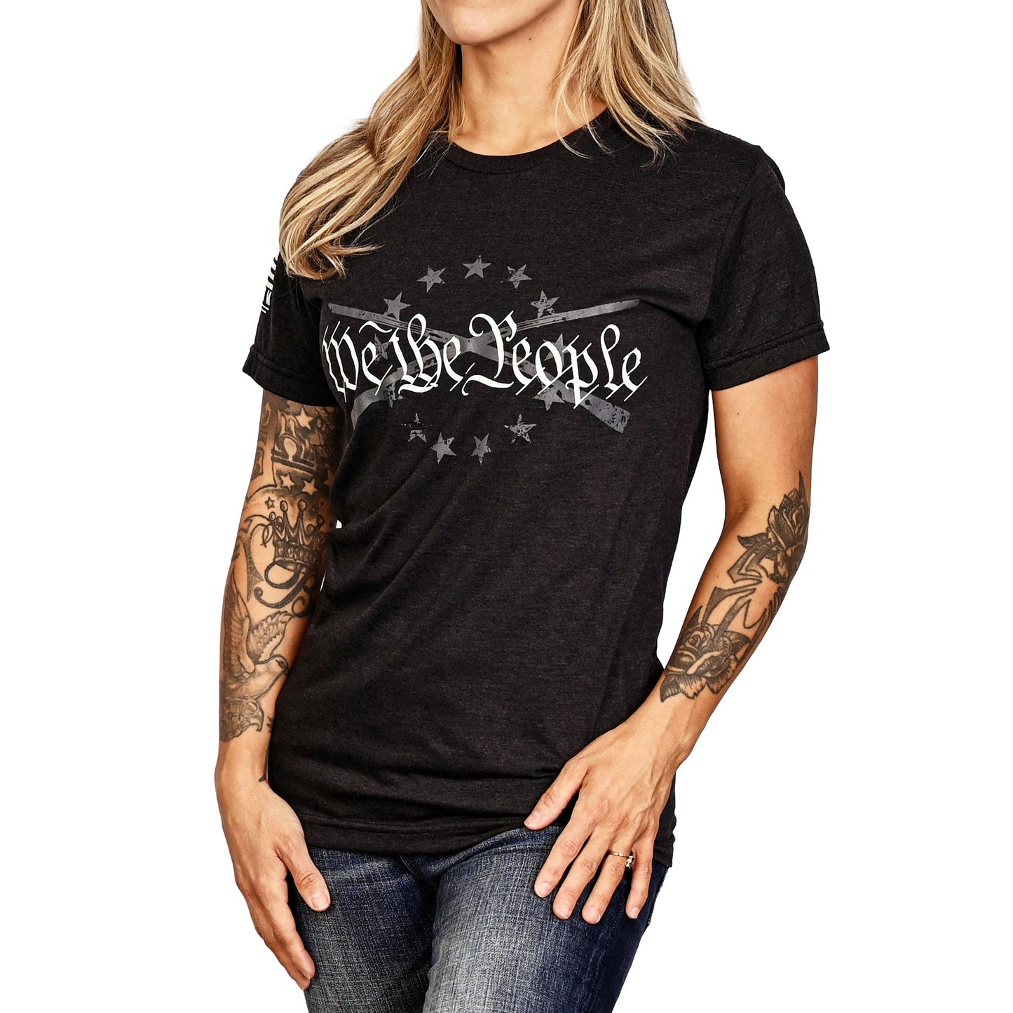 Women's We the People Boyfriend Fit Patriotic T-Shirt