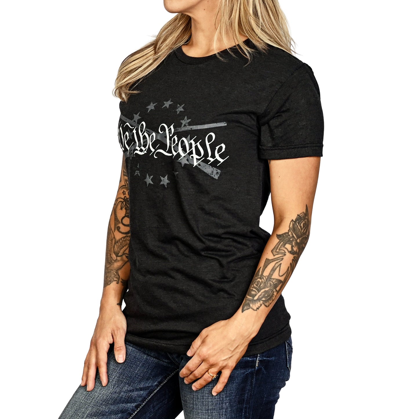 Women's We the People Boyfriend Fit Patriotic T-Shirt