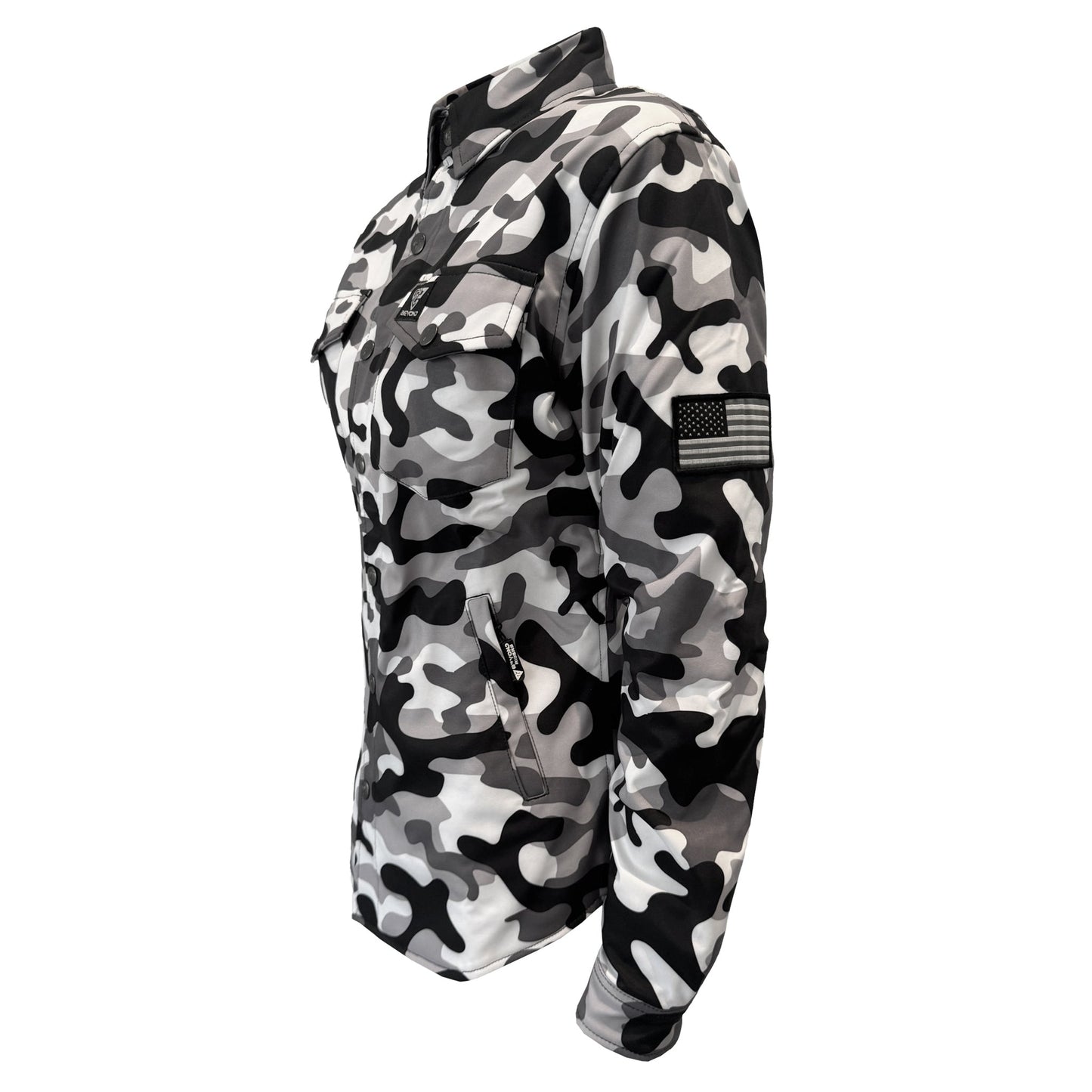 Protective SoftShell Winter Jacket for Women Camouflage SnowFox