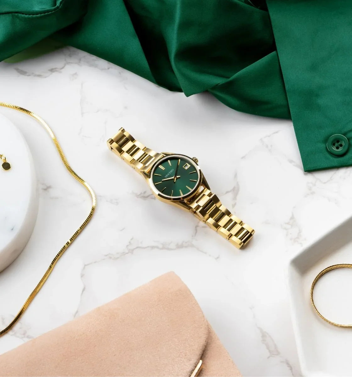 The Harper - Gold + Green