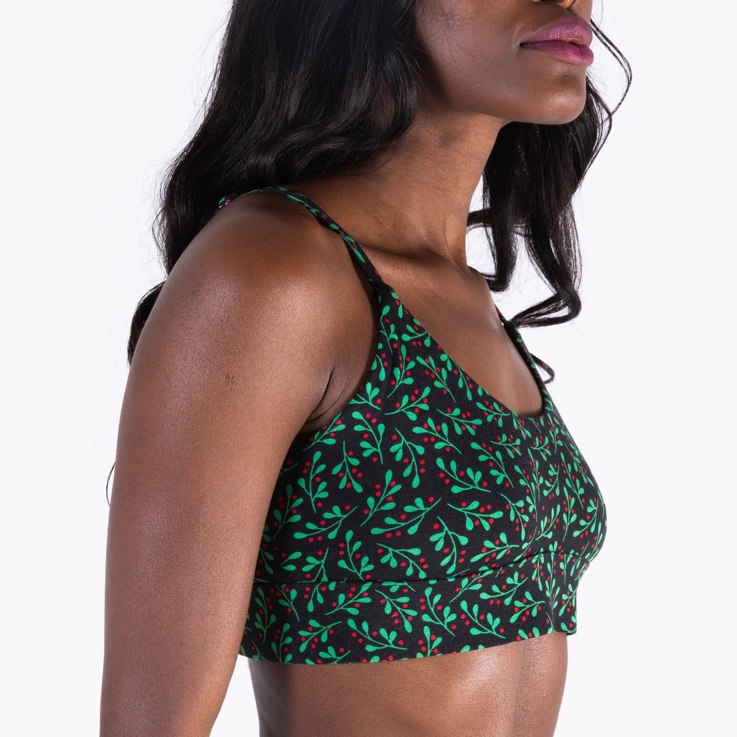The Kiss Me There | Mistletoe Boob Hammock™ Scoop Bralette