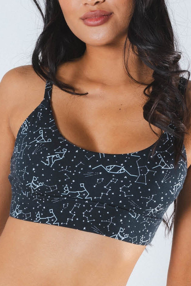 The Big Bang | Glow In The Dark Constellation Boob Hammock™ Scoop Bralette