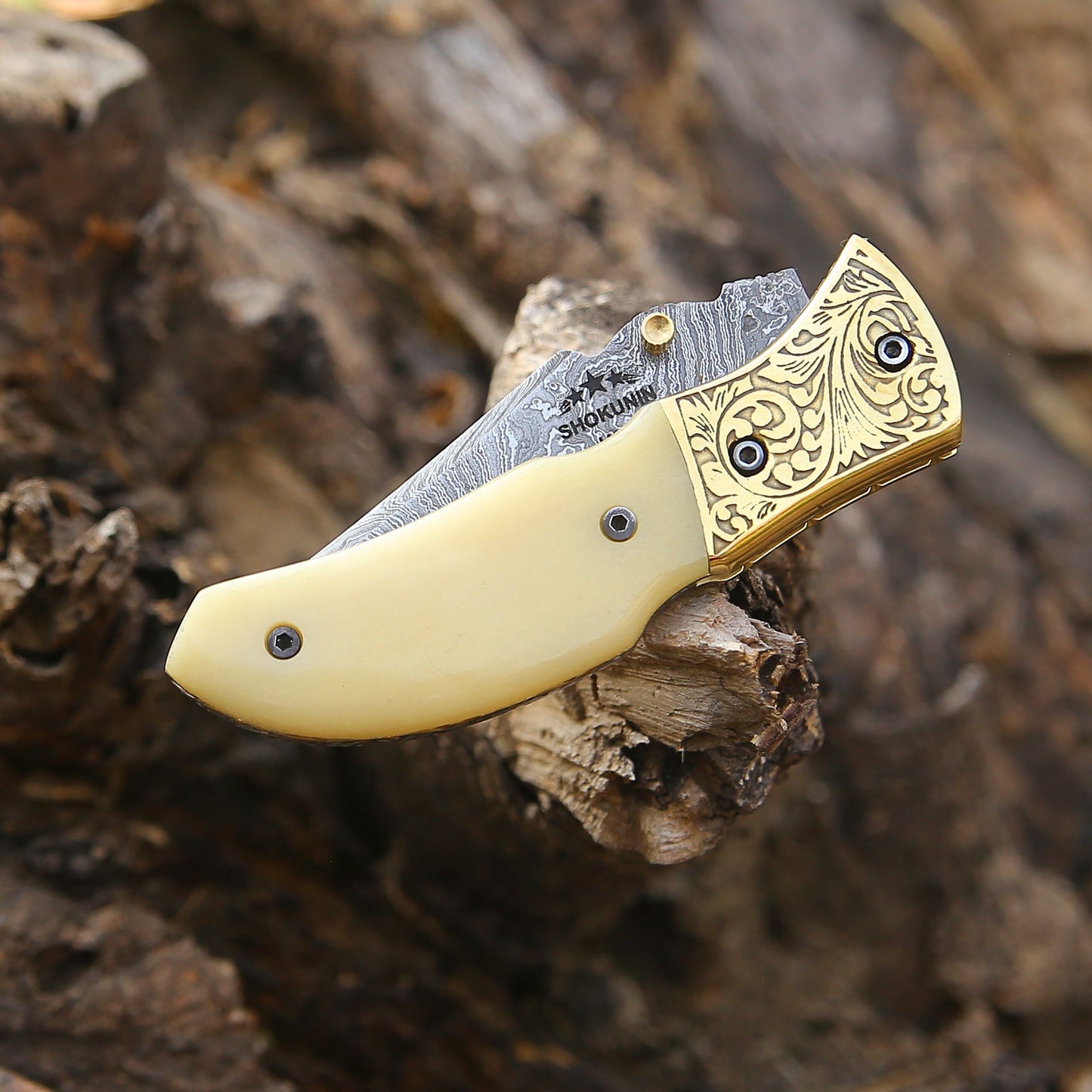 Marshal Gentleman's Folding Knife with Bone Handle