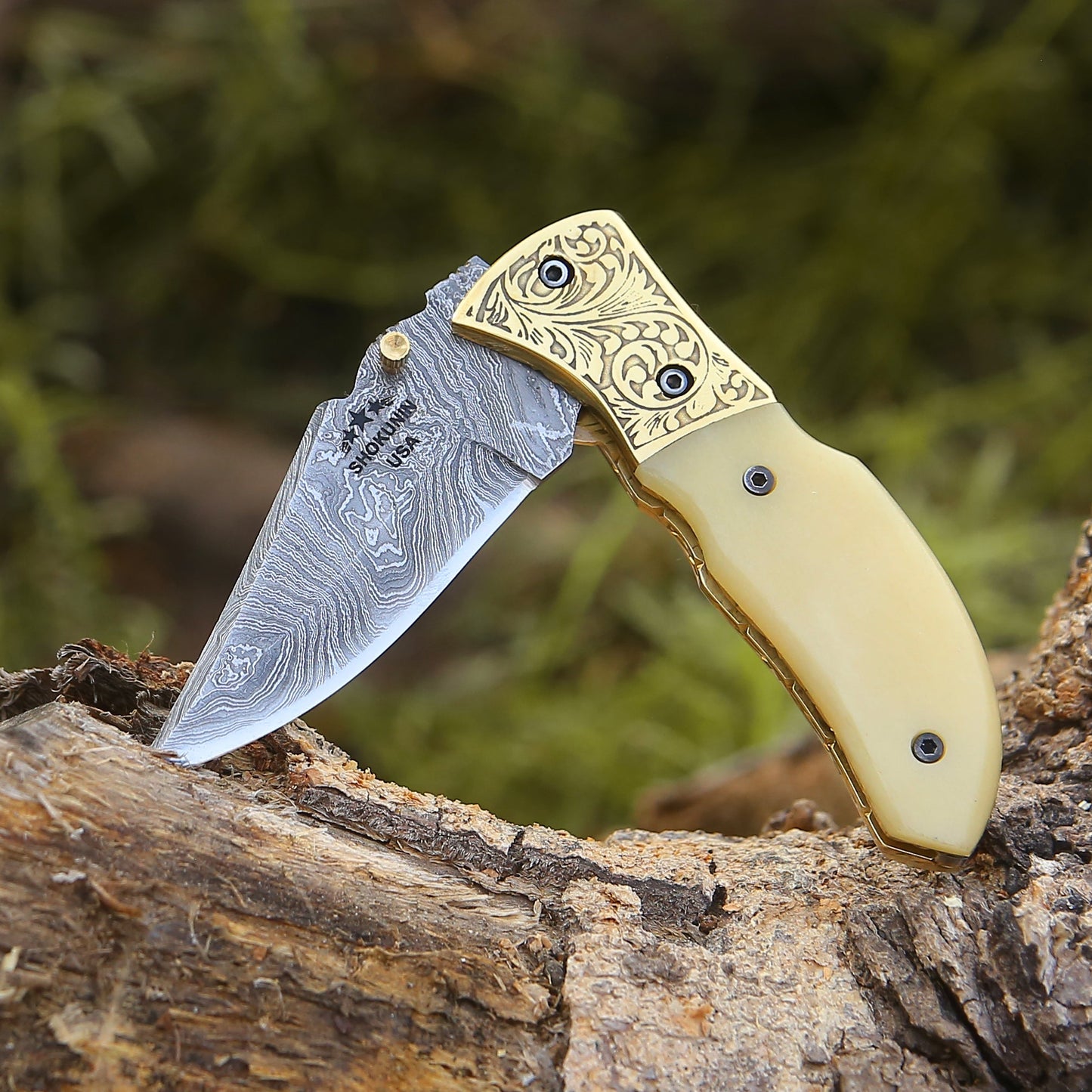 Marshal Gentleman's Folding Knife with Bone Handle