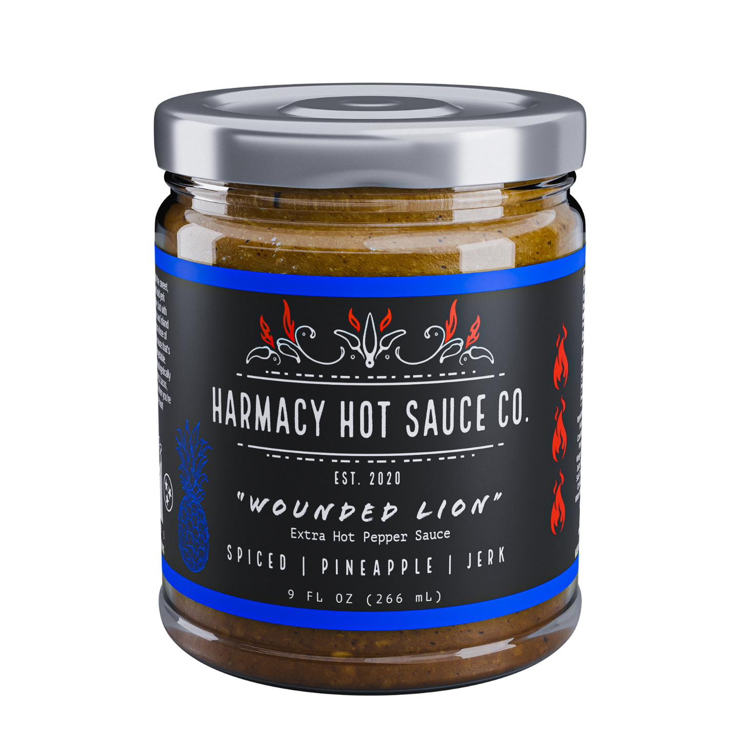 Wounded Lion - Extra Hot Pineapple Jerk (9oz)