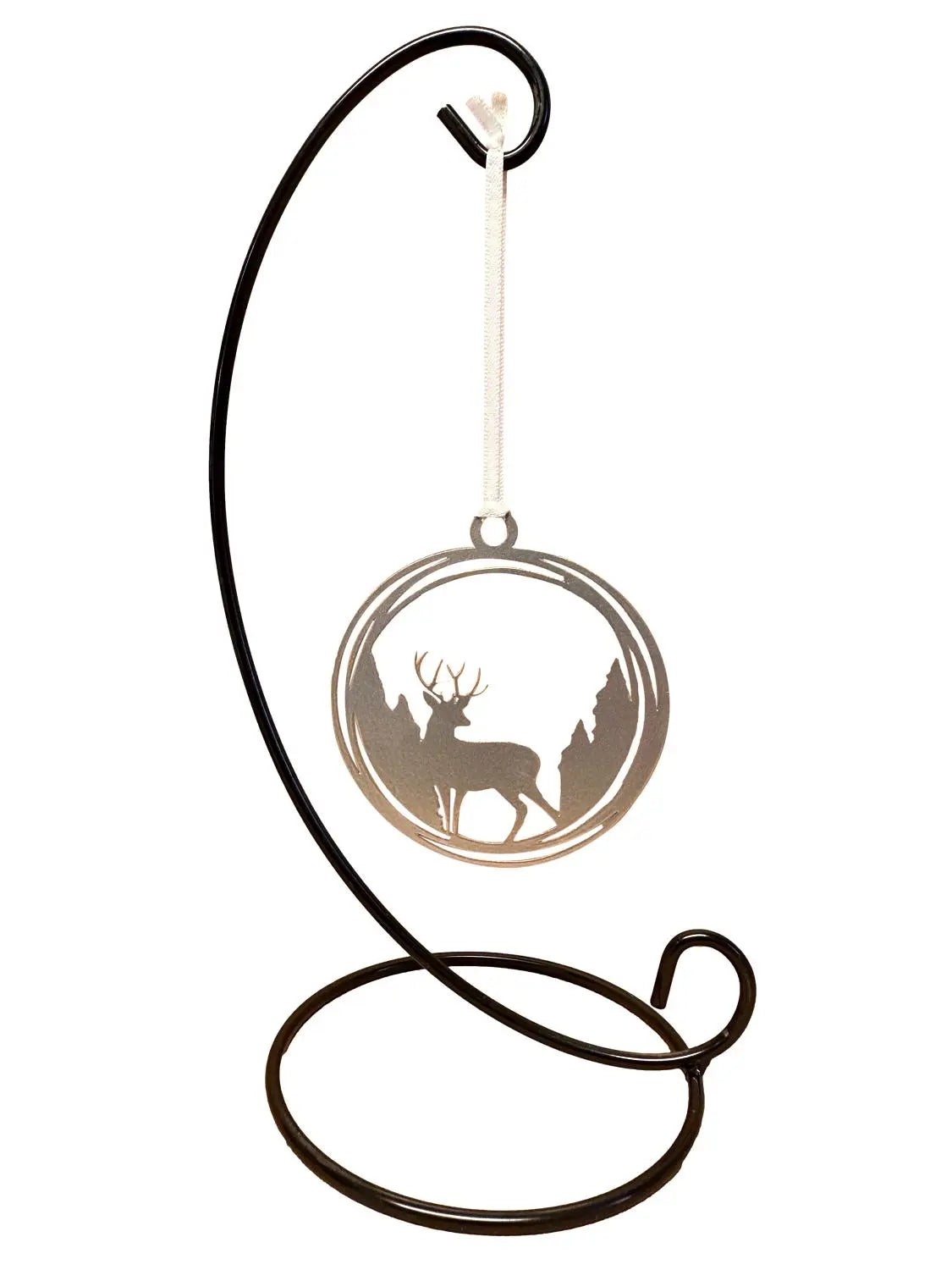 Christmas Tree Ornament with a Buck Deer