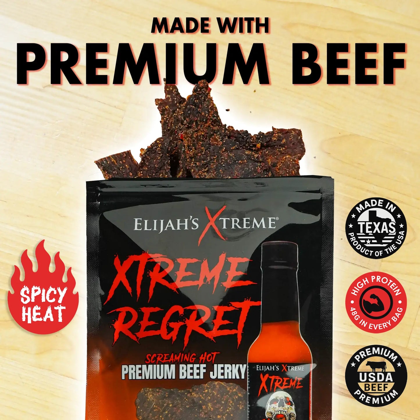 Xtreme Regret Spicy Beef Jerky