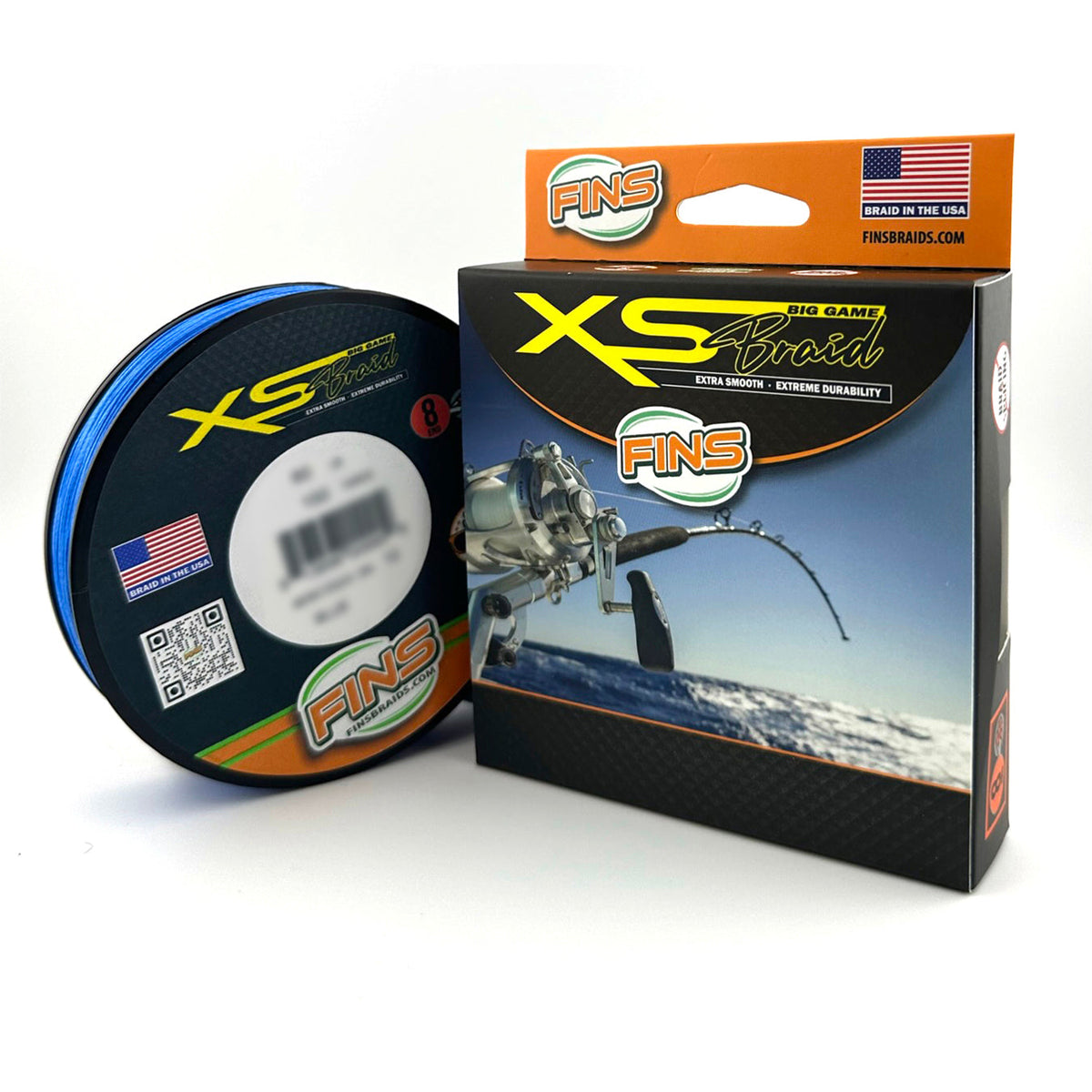 FINS XS Big Game Fishing Braid (10-50 lb.)