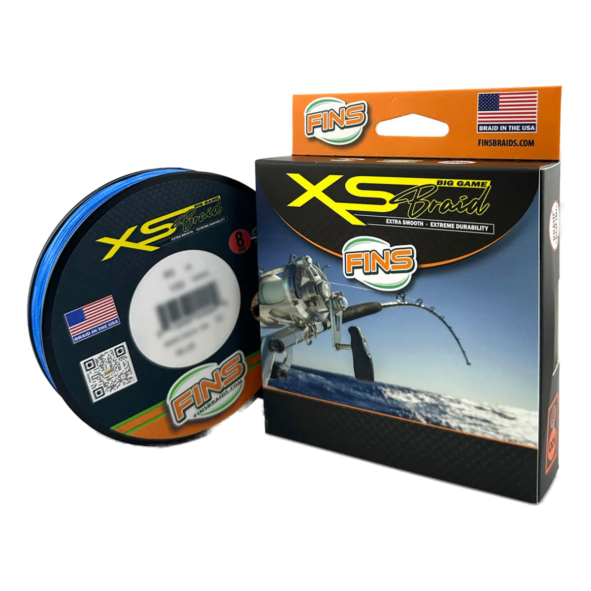FINS XS Big Game Fishing Braid (10-50 lb.)