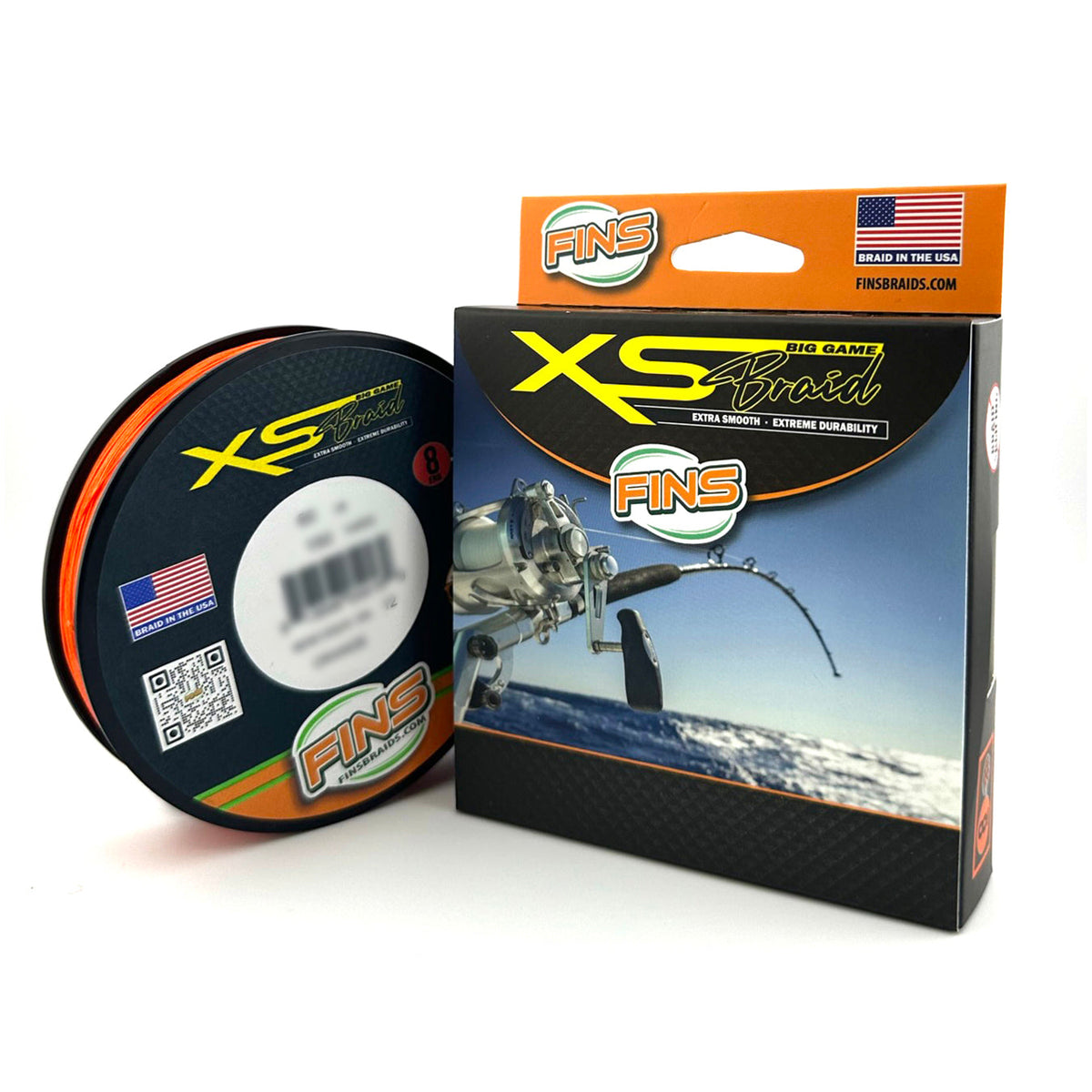 FINS XS Big Game Fishing Braid (10-50 lb.)