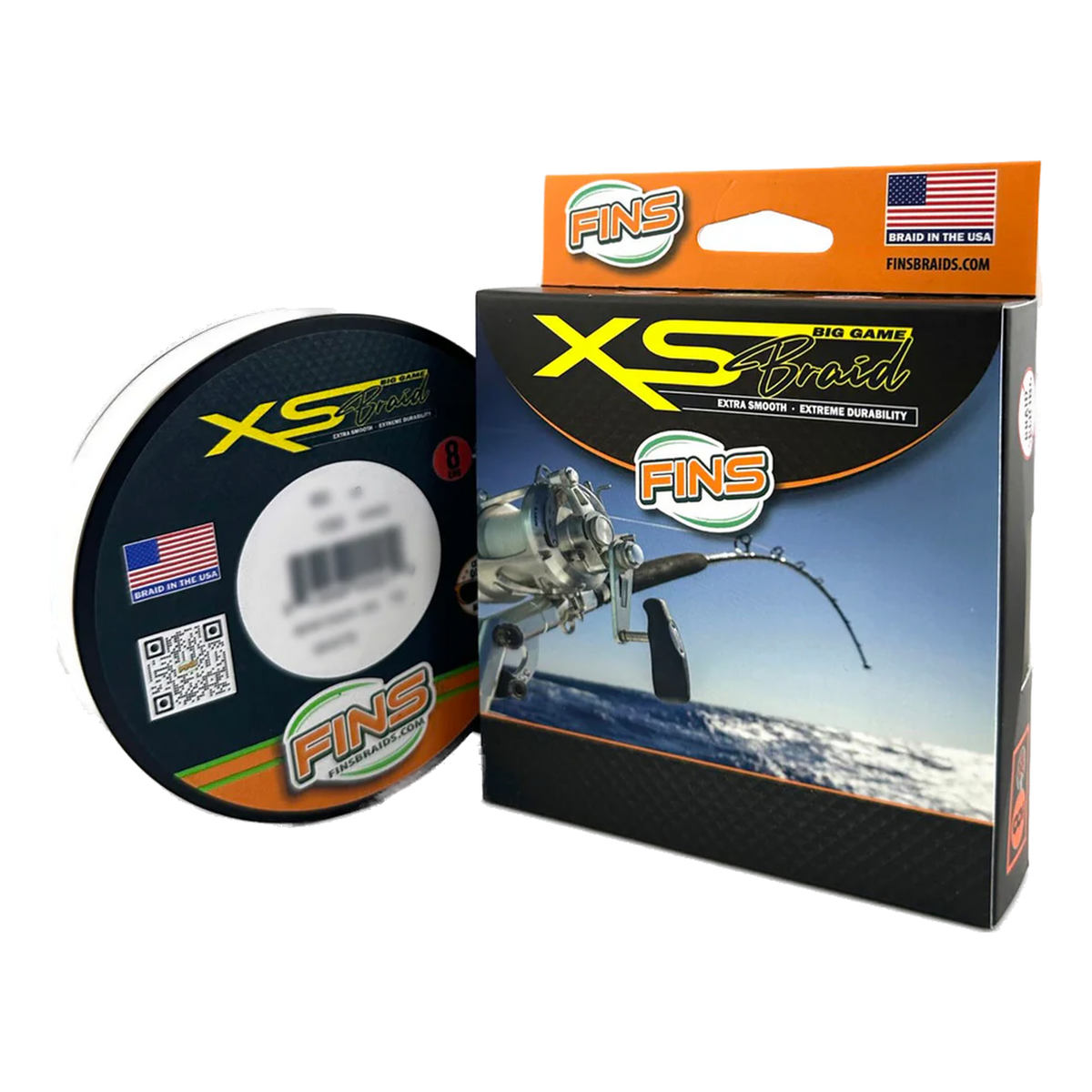 FINS XS Big Game Fishing Braid (10-50 lb.)