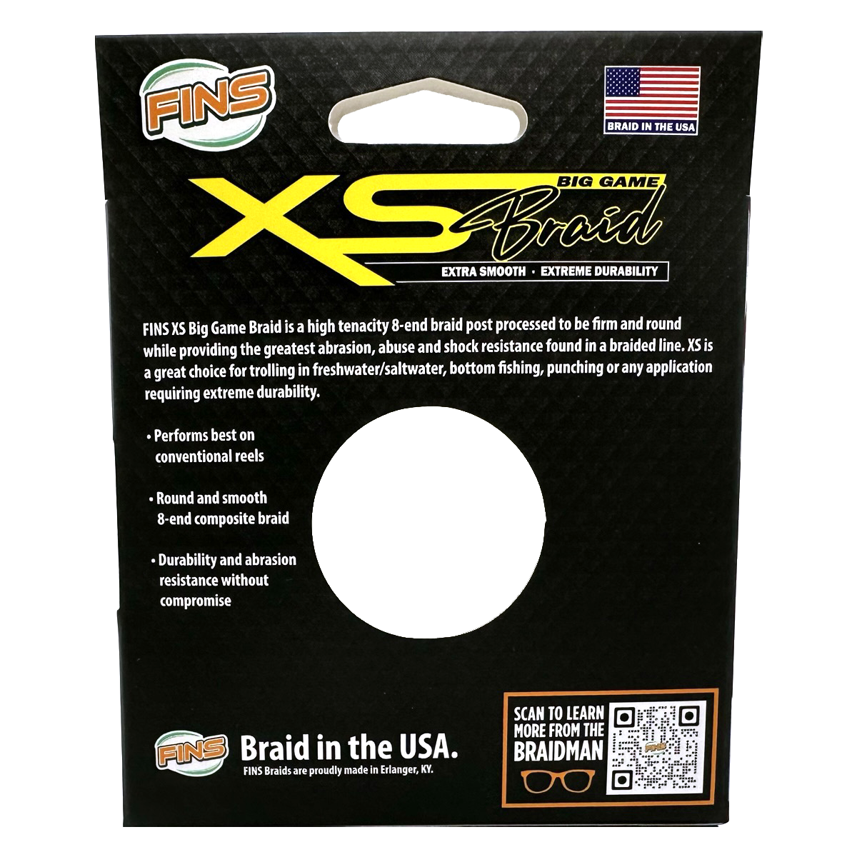 FINS XS Big Game Fishing Braid (10-50 lb.)