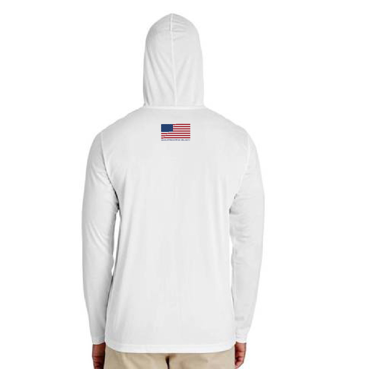 Texas Flag Long Sleeve UPF 50+ Dry-Fit Hoodie
