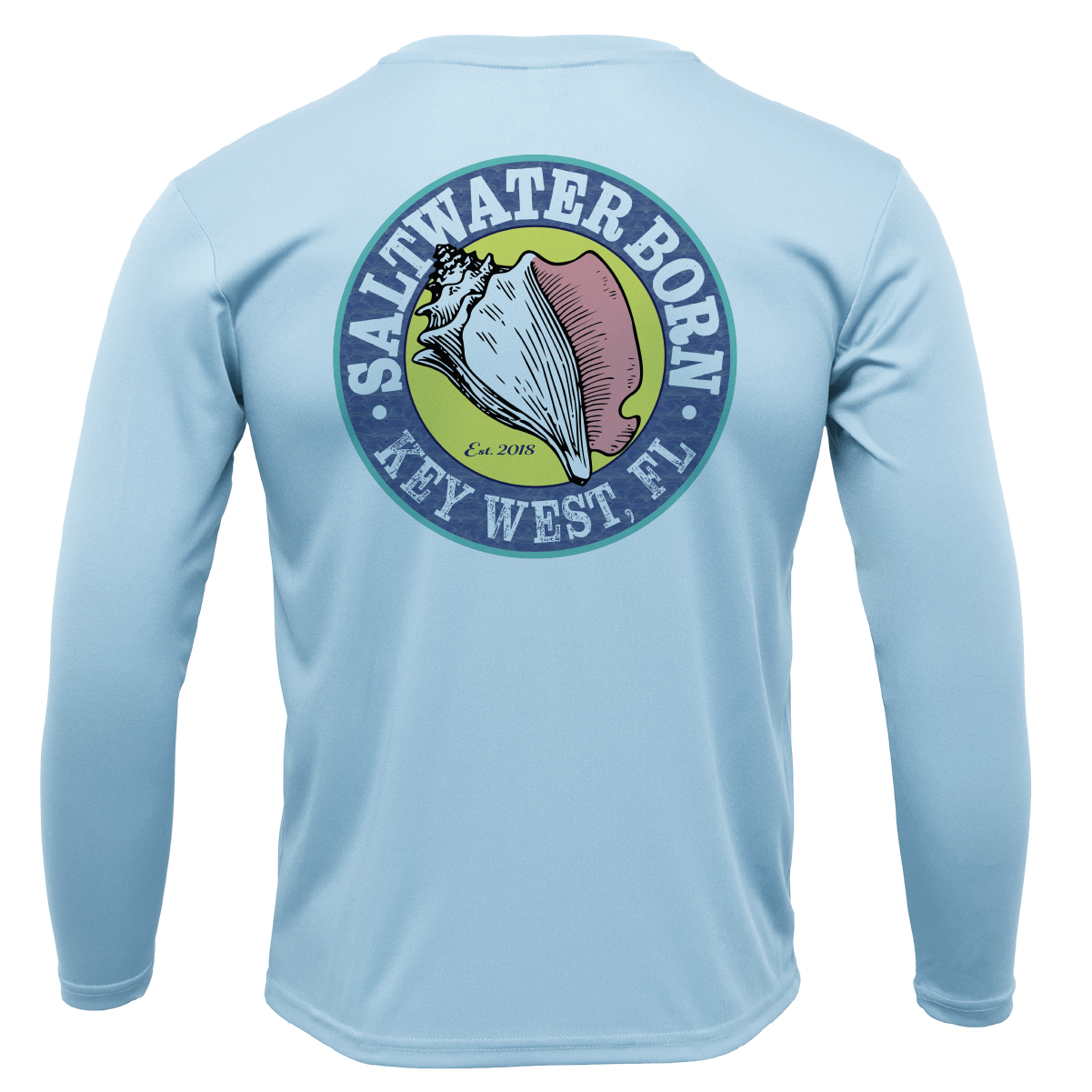Blacktip on Chest Long Sleeve UPF 50+ Dry-Fit Shirt