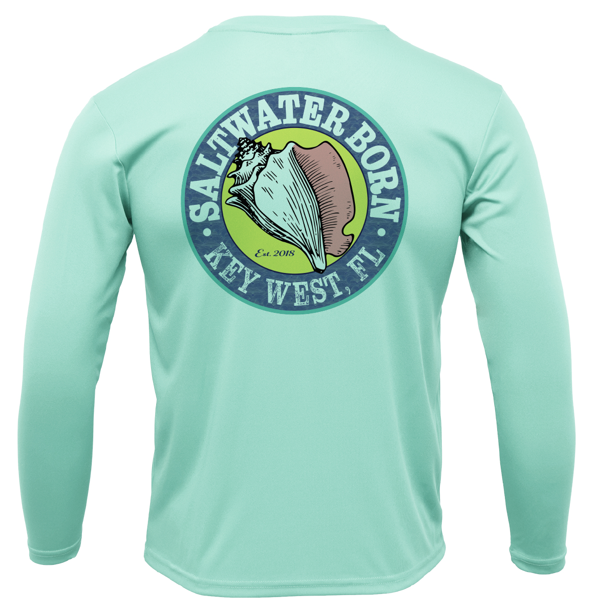 Key West, FL Florida Diver Long Sleeve UPF 50+ Dry-Fit Shirt