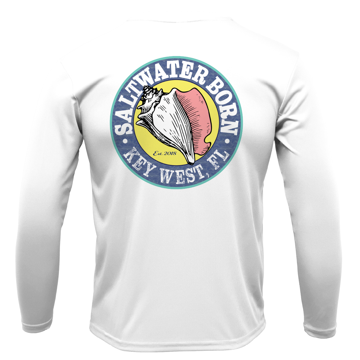 Key West, FL Florida Diver Long Sleeve UPF 50+ Dry-Fit Shirt