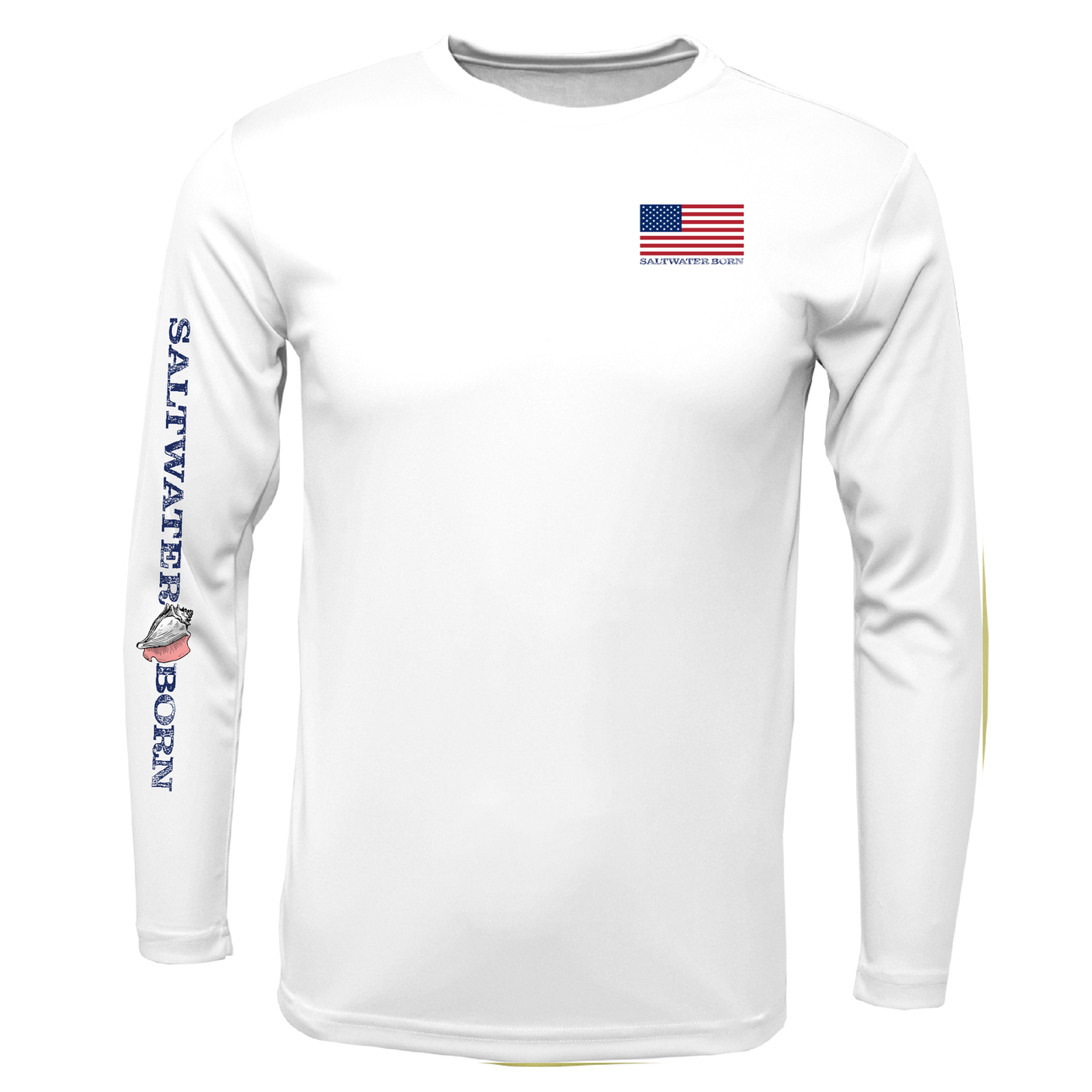 USA Snapper Long Sleeve UPF 50+ Dry-Fit Shirt