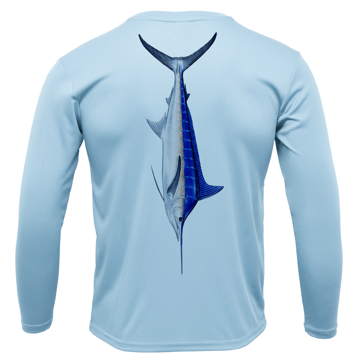 Key West, FL Marlin Boy's Long Sleeve UPF 50+ Dry-Fit Shirt