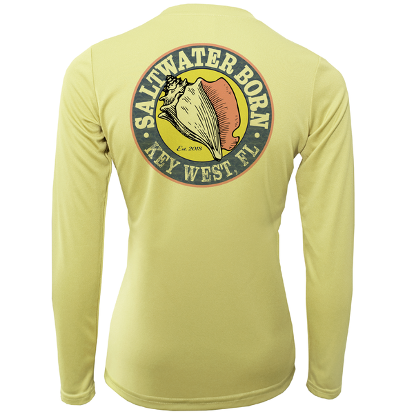 Key West "Born On The Saltwater" Long Sleeve UPF 50+ Dry-Fit Shirt
