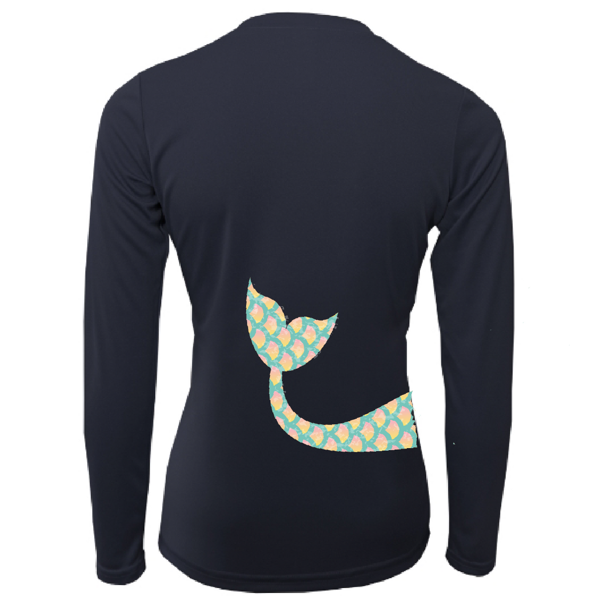 Mermaid Wrap Women's Long Sleeve UPF 50+ Dry-Fit Shirt