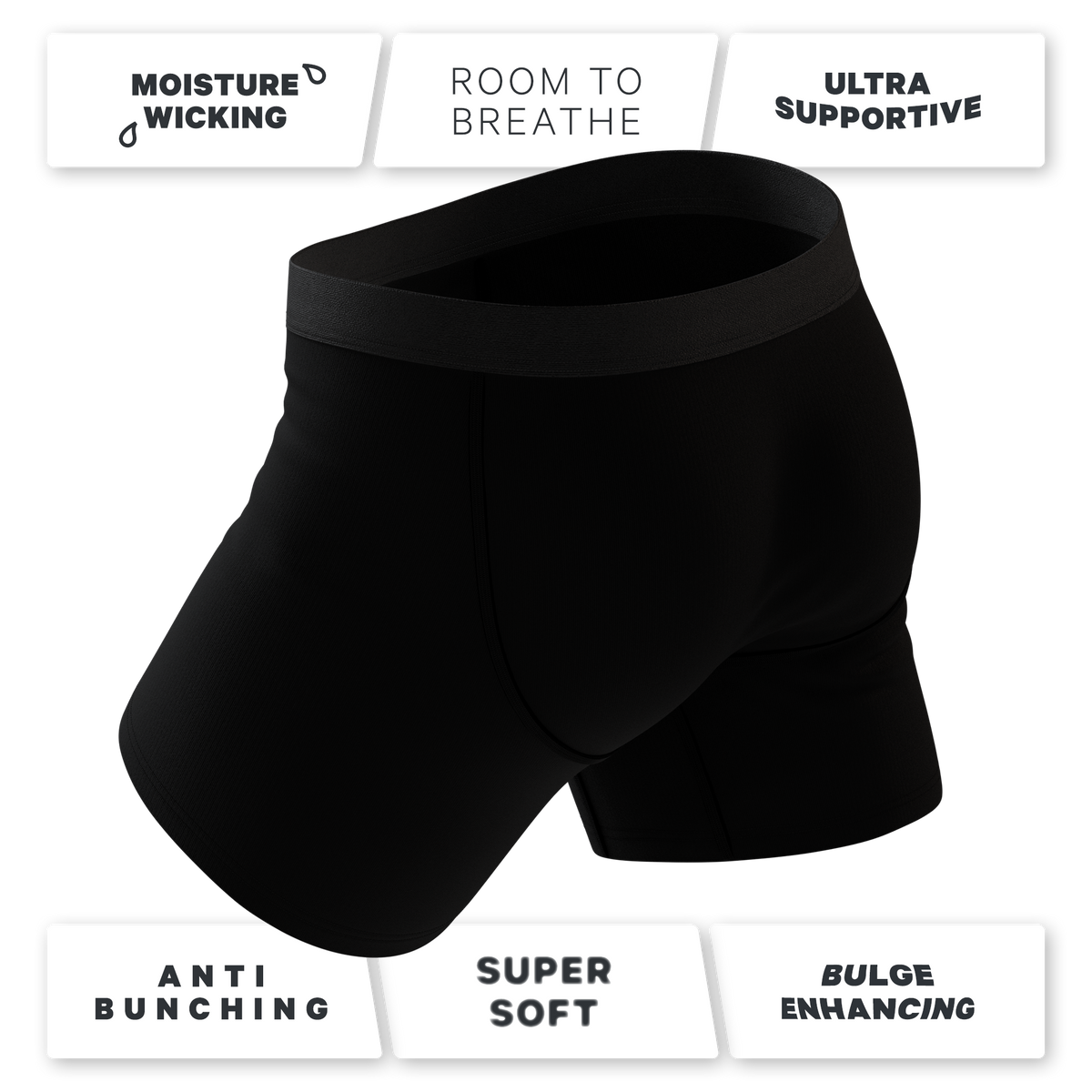 The XXX Ray | Middle Finger X Ray Ball Hammock® Pouch Underwear With Fly