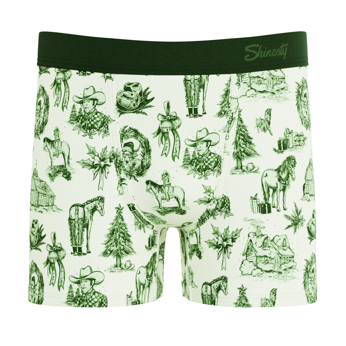 The Western Wonderland | Western Toile Youth Boxer Briefs
