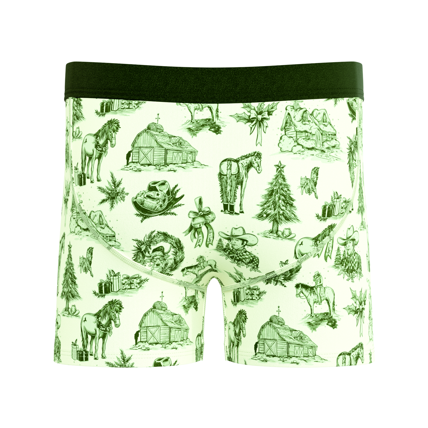 The Western Wonderland | Western Toile Youth Boxer Briefs