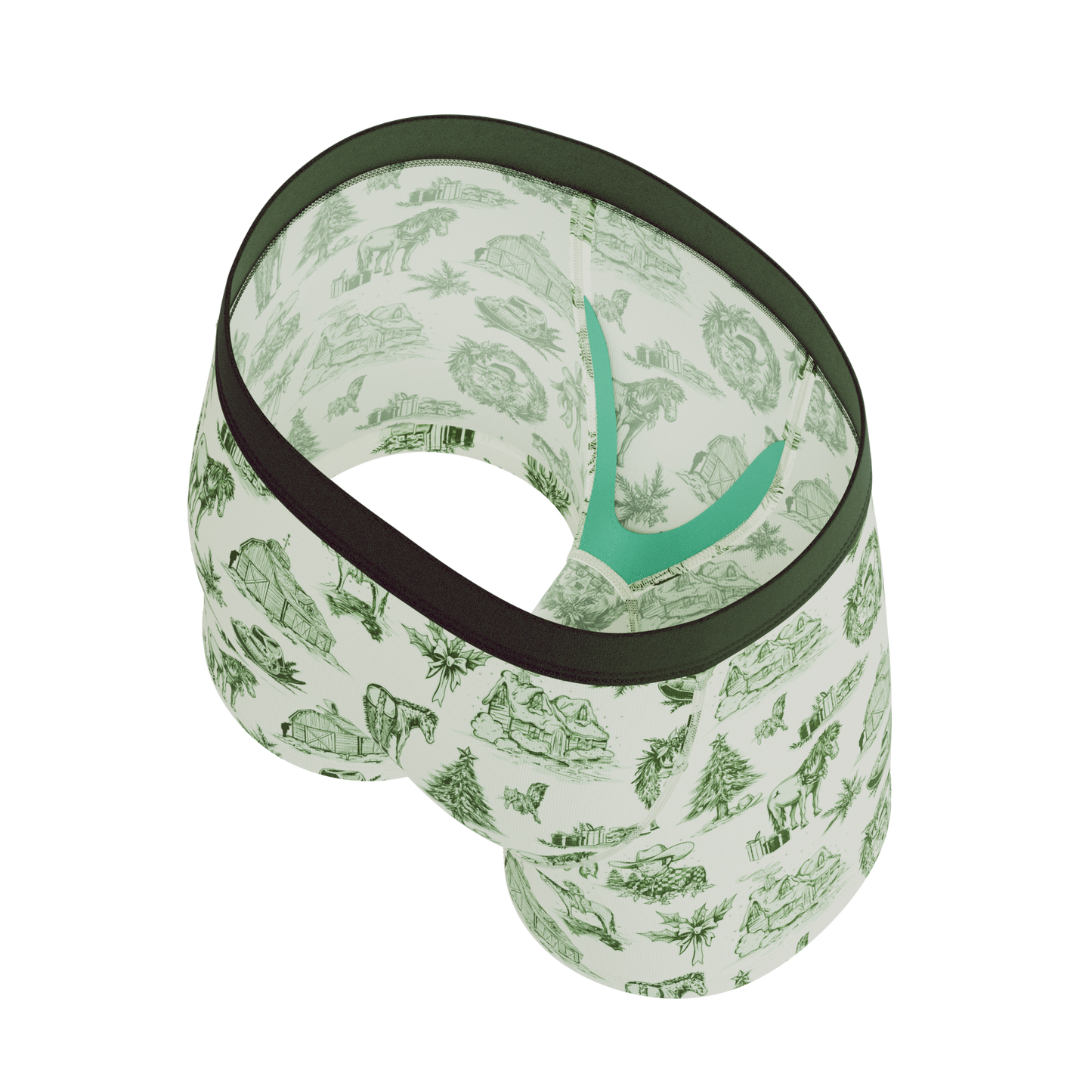 The Western Wonderland | Western Toile Youth Boxer Briefs