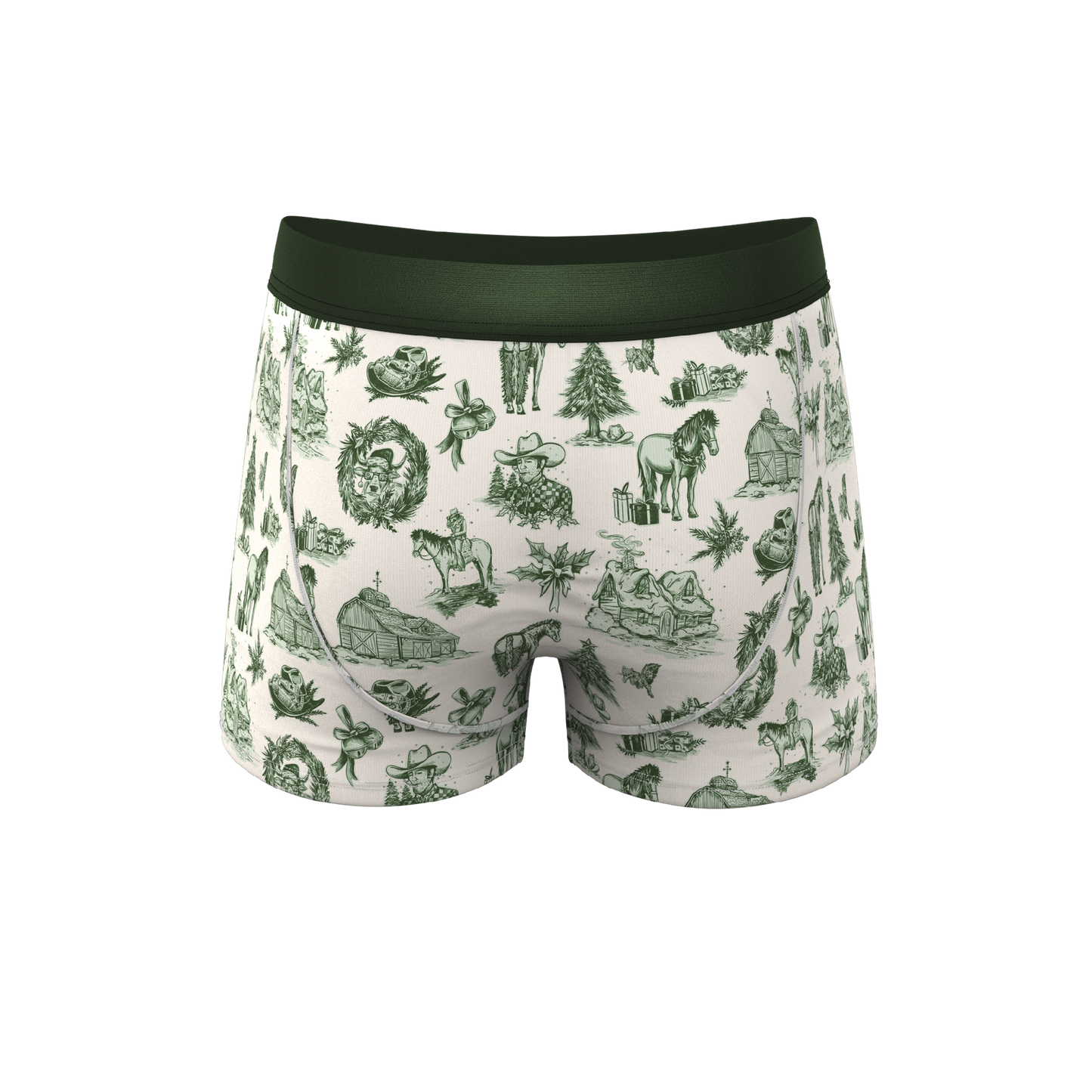 The Western Wonderland | Western Toile Ball Hammock® Pouch Trunks Underwear