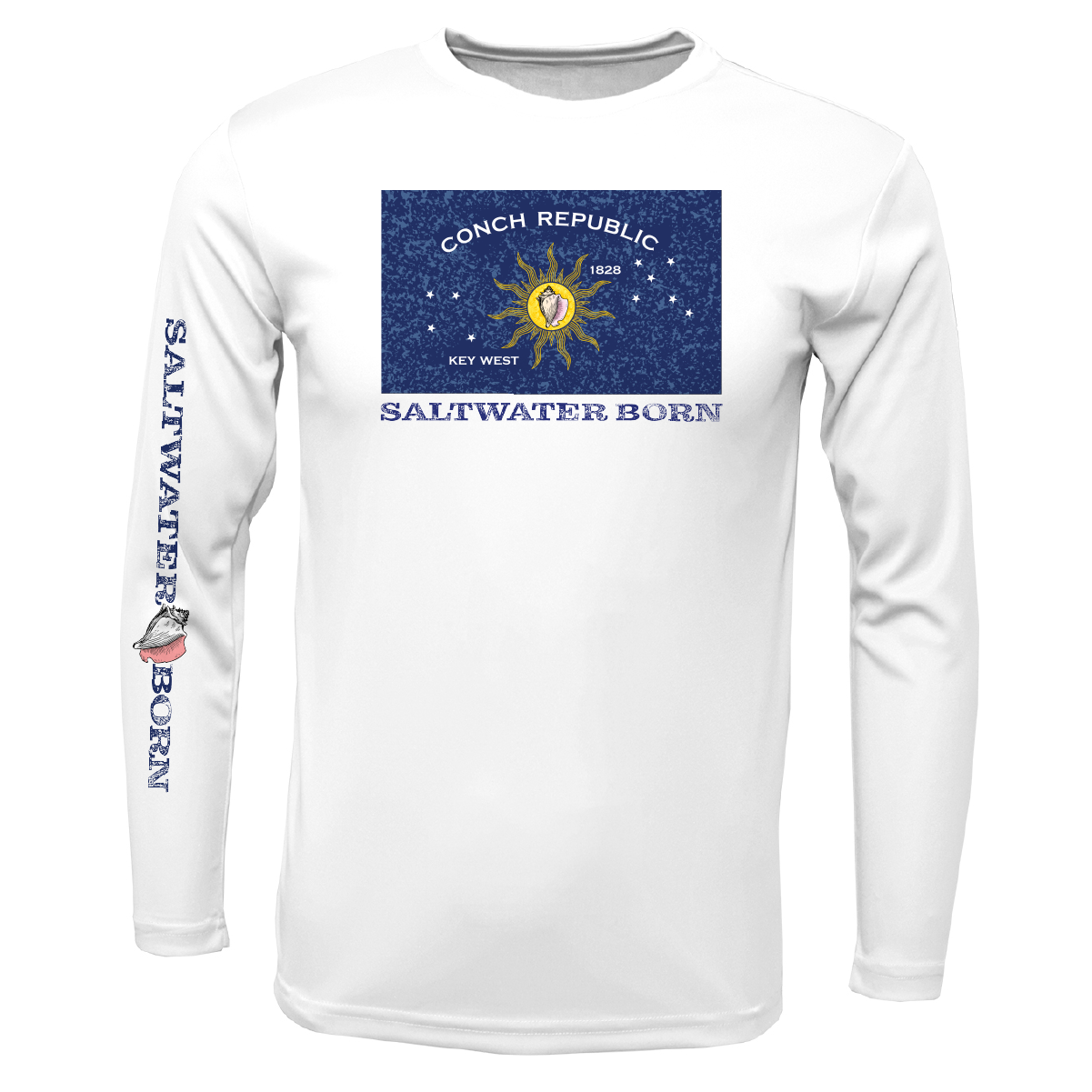 Conch Republic Boy's Long Sleeve UPF 50+ Dry-Fit Shirt
