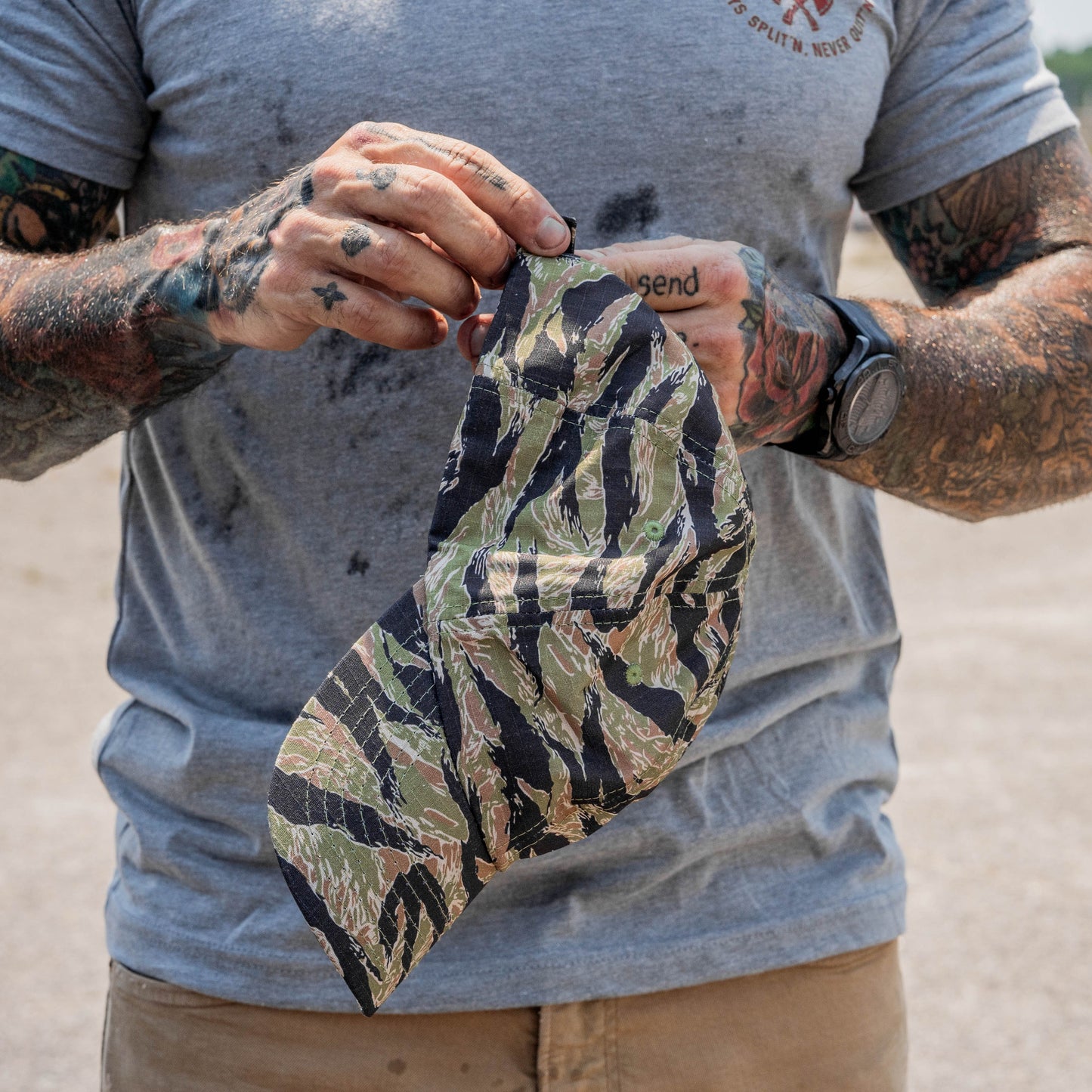 Ripstop Tactical Mesh Snapback Hat