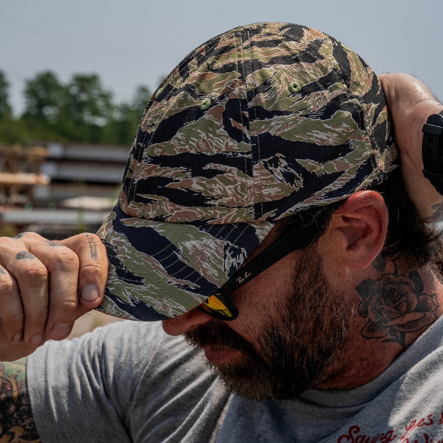 Ripstop Tactical Mesh Snapback Hat