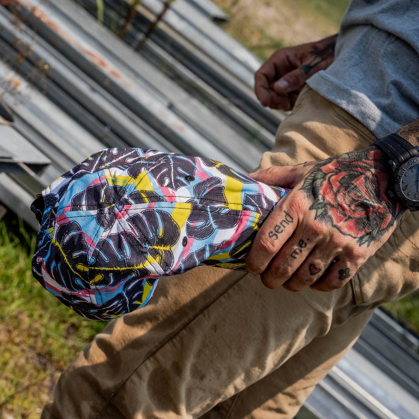 Ripstop Tactical Mesh Snapback Hat