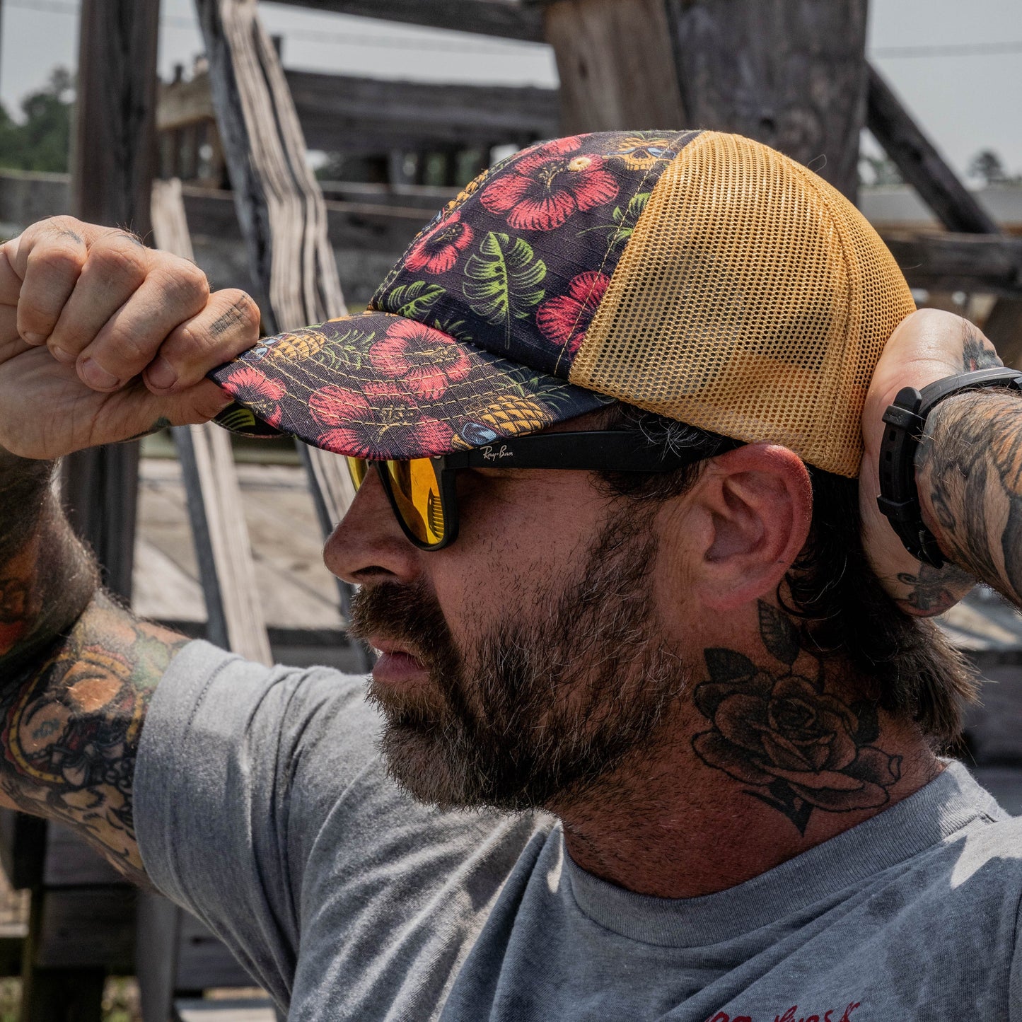 Ripstop Tactical Mesh Snapback Hat