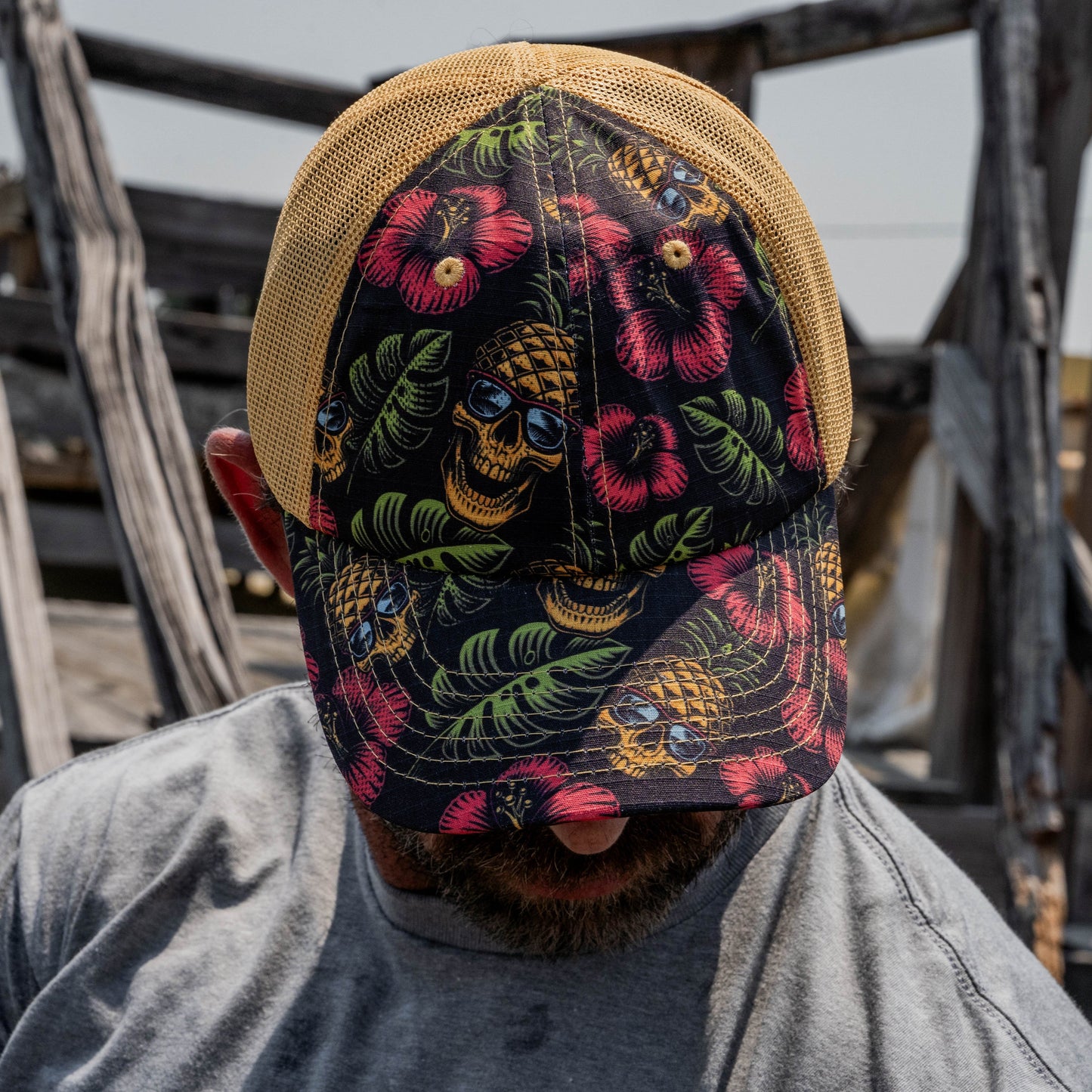 Ripstop Tactical Mesh Snapback Hat