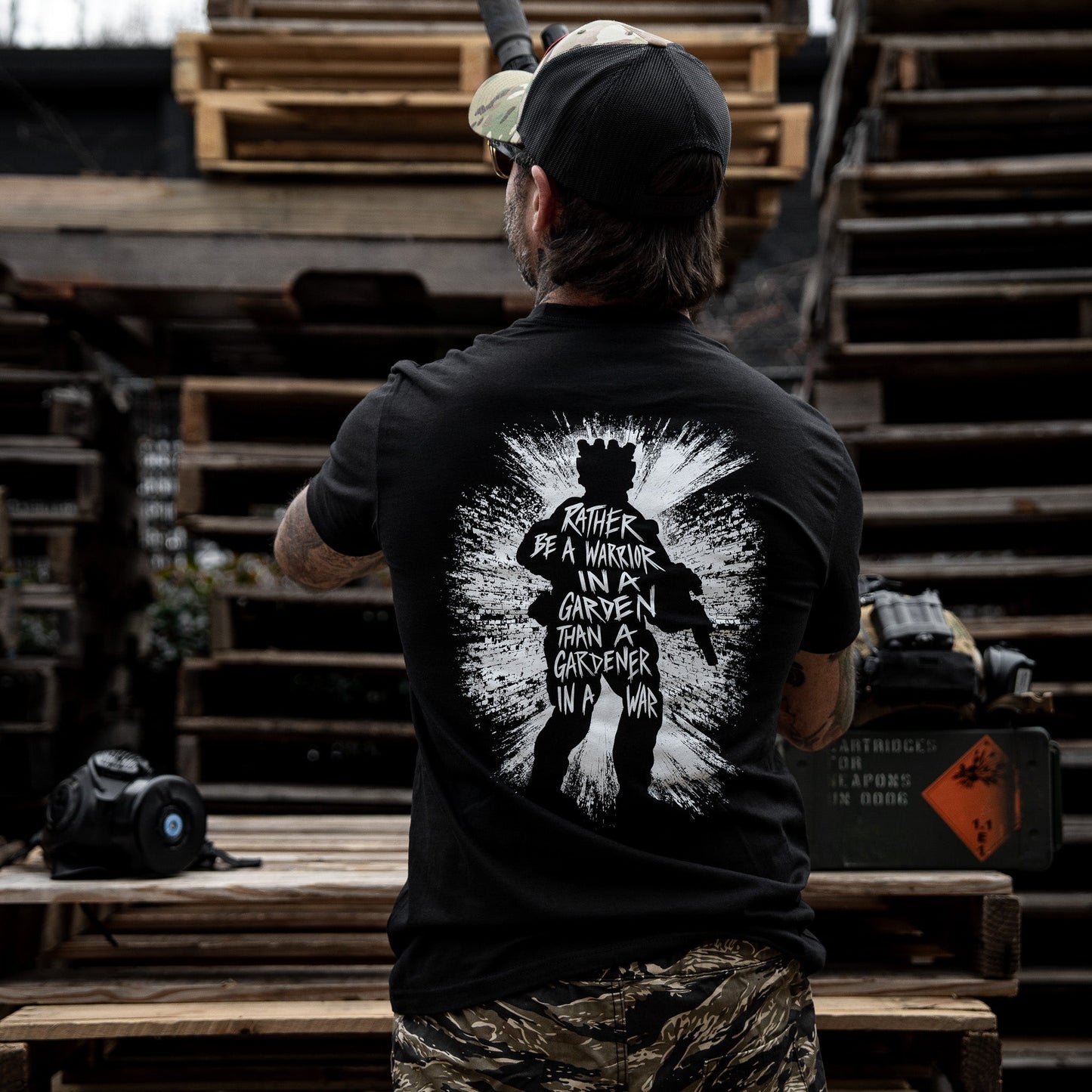 Rather Be A Warrior In A Garden Than A Gardener In A War Men's T-Shirt