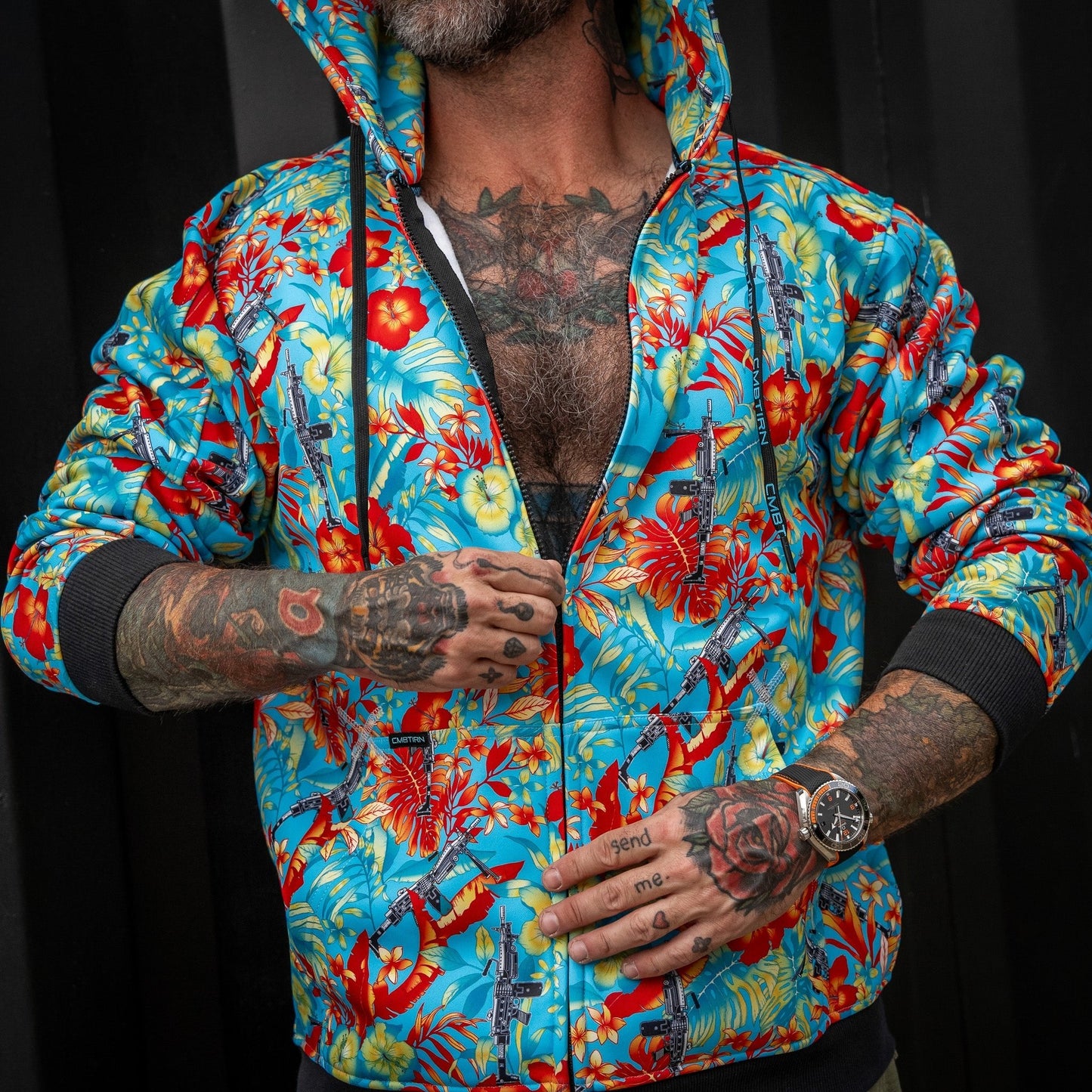 Men's Zip Up Fleece Lined Hoodie 2.0