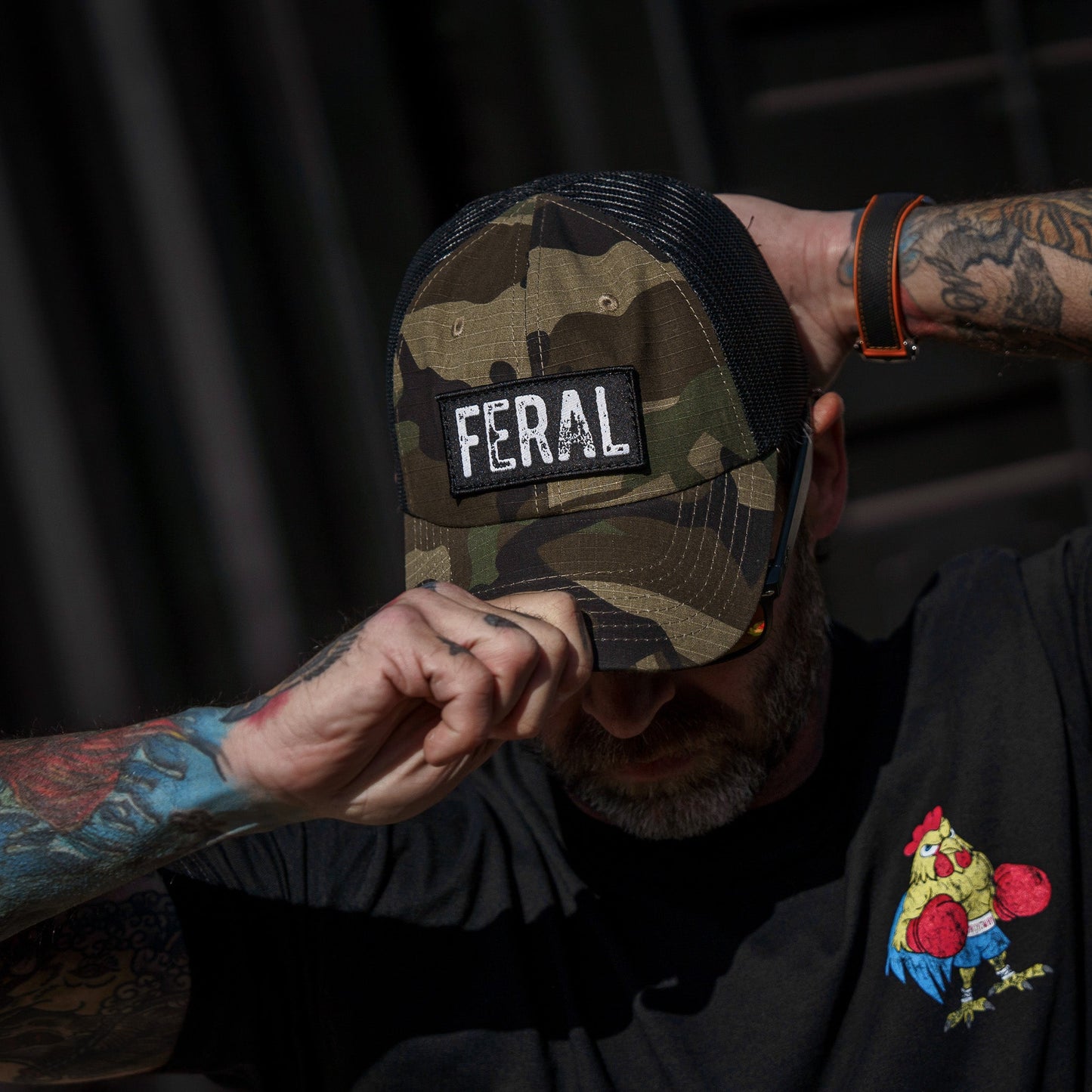 Feral Patch RipStop Tactical Mesh Snapback Hat