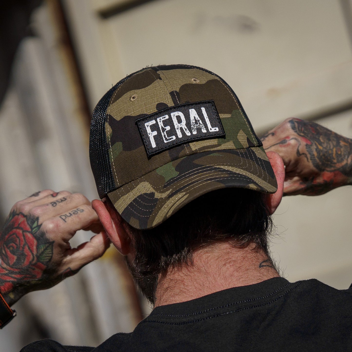 Feral Patch RipStop Tactical Mesh Snapback Hat